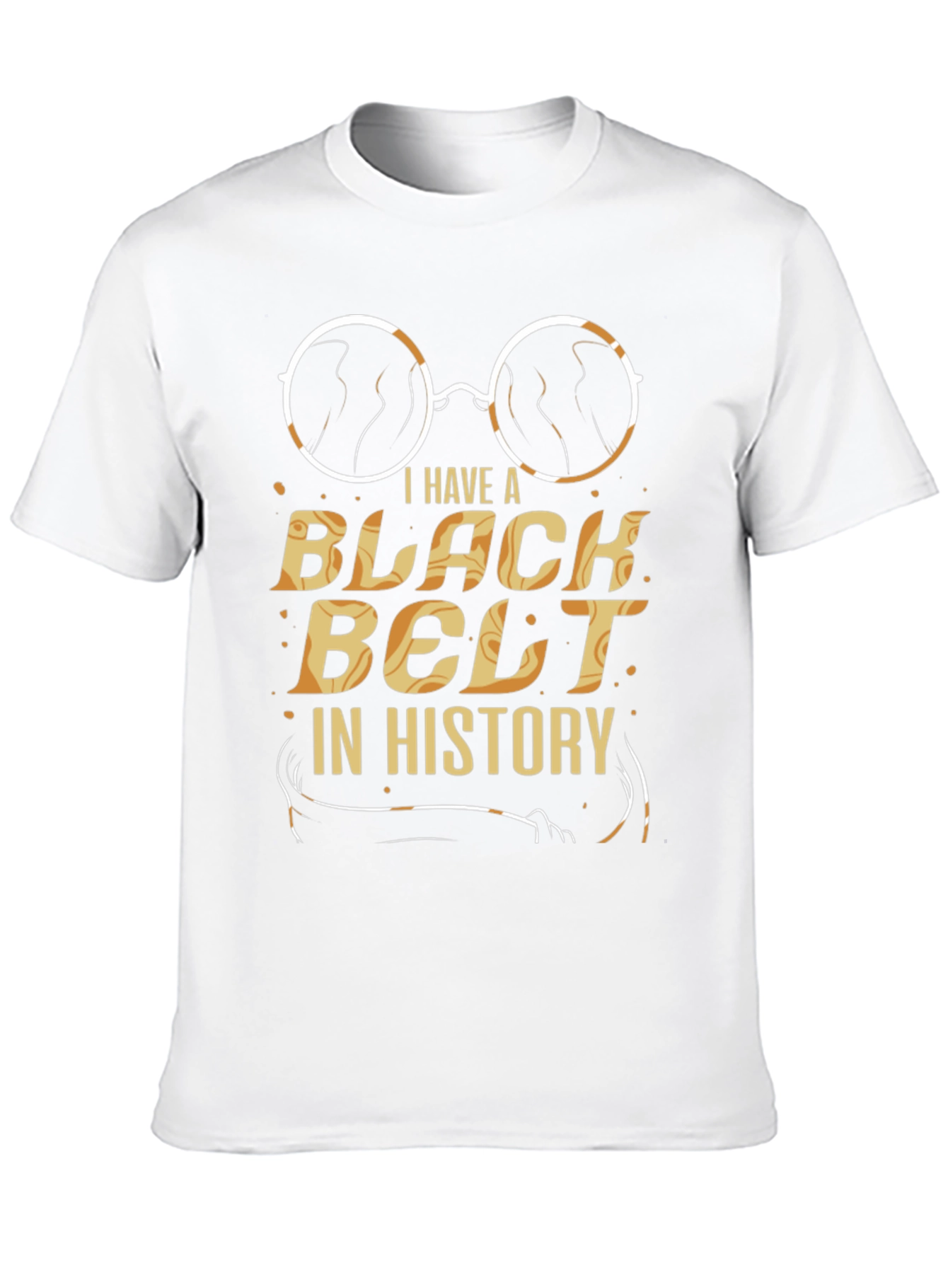 Black Belt In History T-Shirt