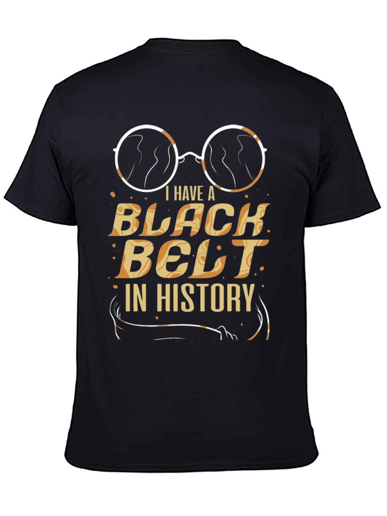 Black Belt In History T-Shirt