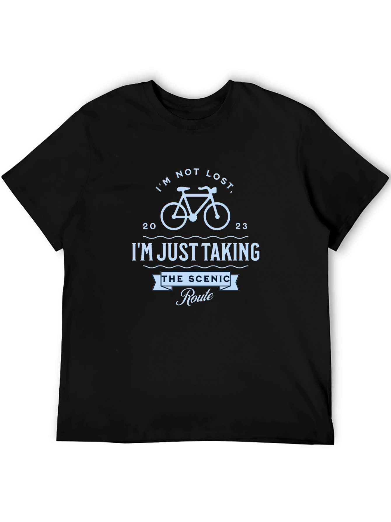 Scenic Route T-Shirt - Funny Cycling Tee