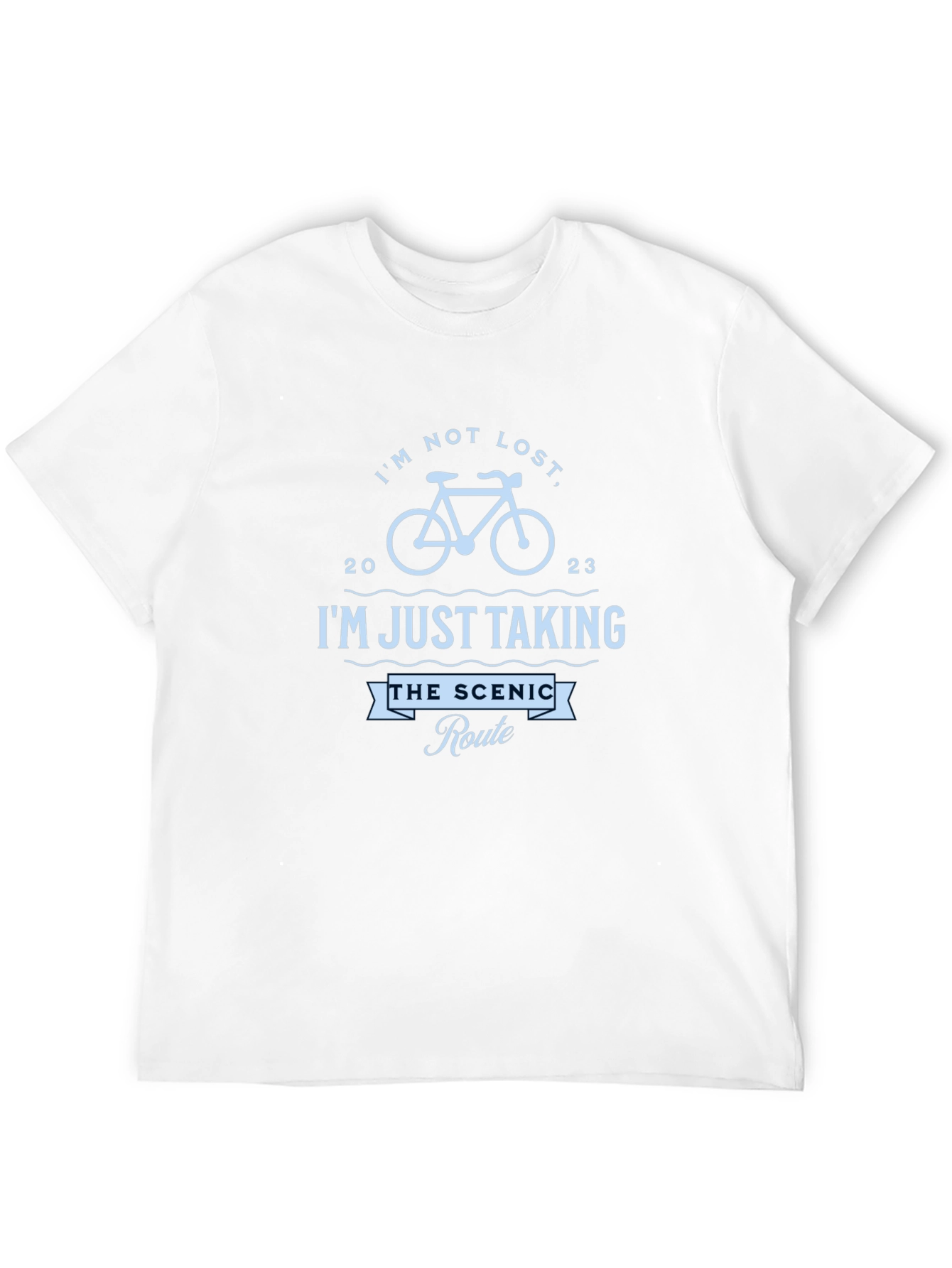 Scenic Route T-Shirt - Funny Cycling Tee