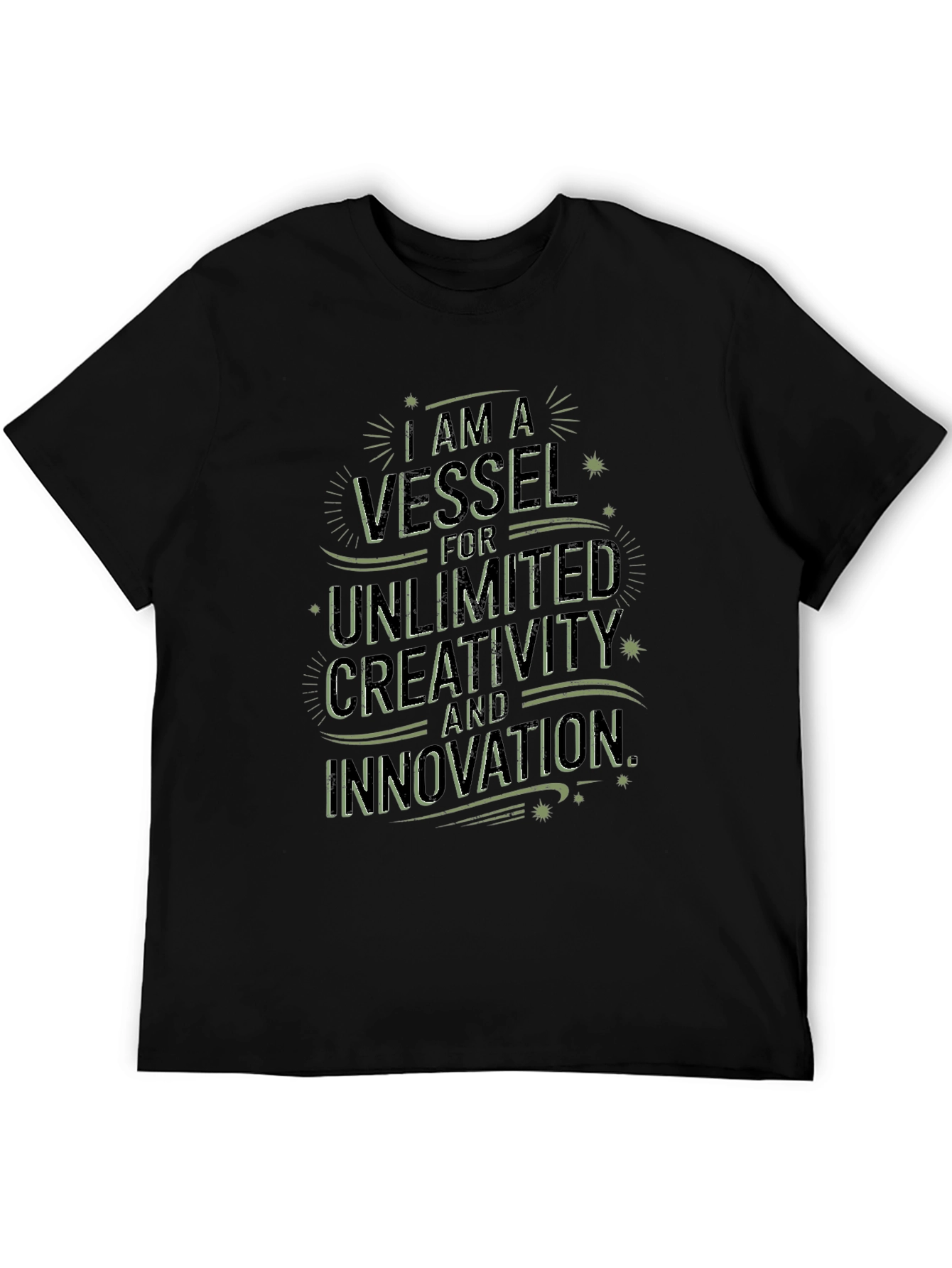 Inspirational Graphic Tee - Vessel for Creativity