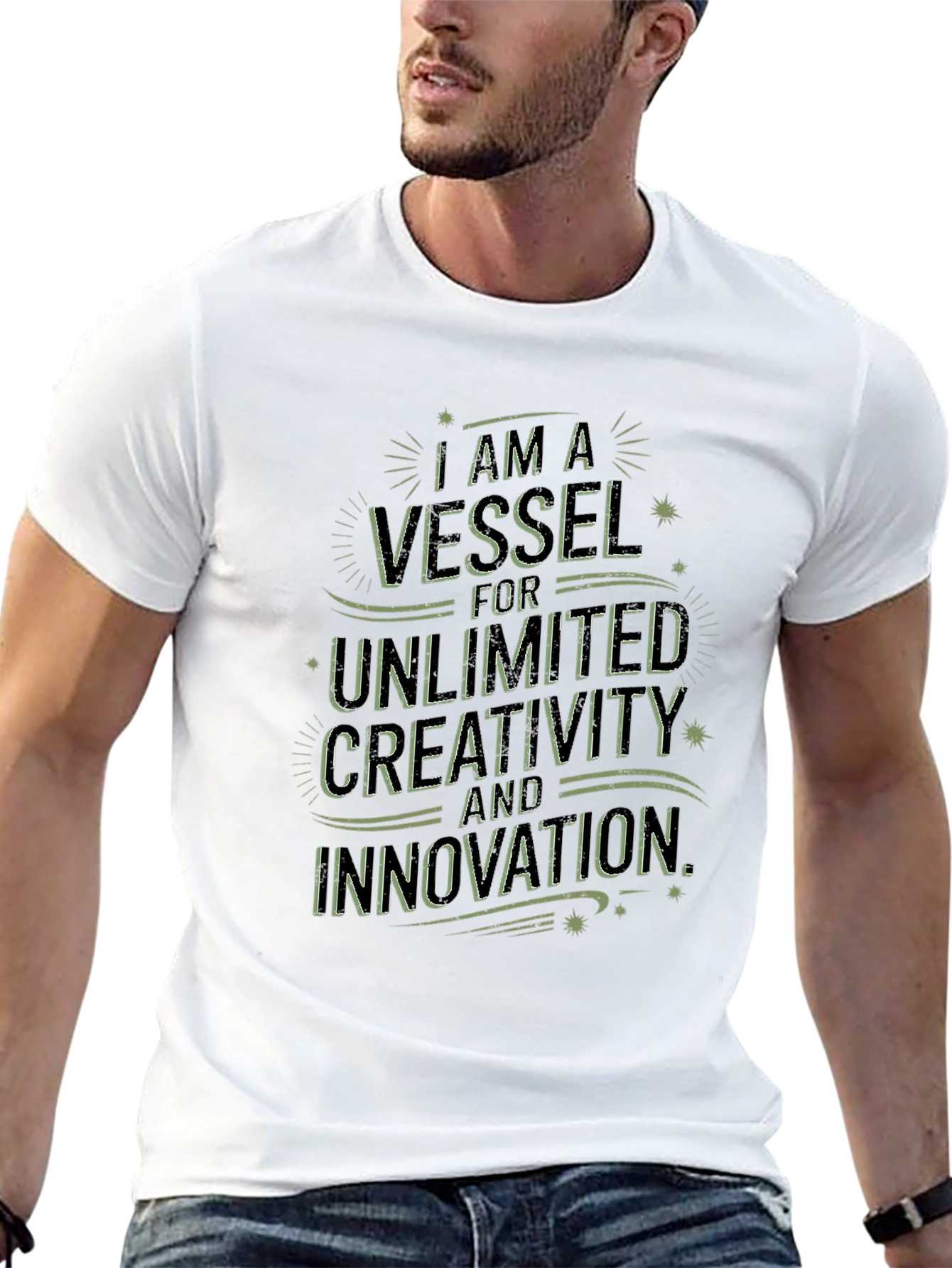 Inspirational Graphic Tee - Vessel for Creativity