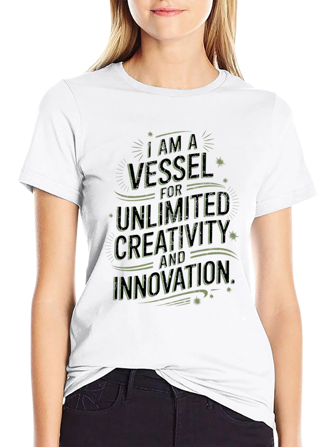 Inspirational Graphic Tee - Vessel for Creativity