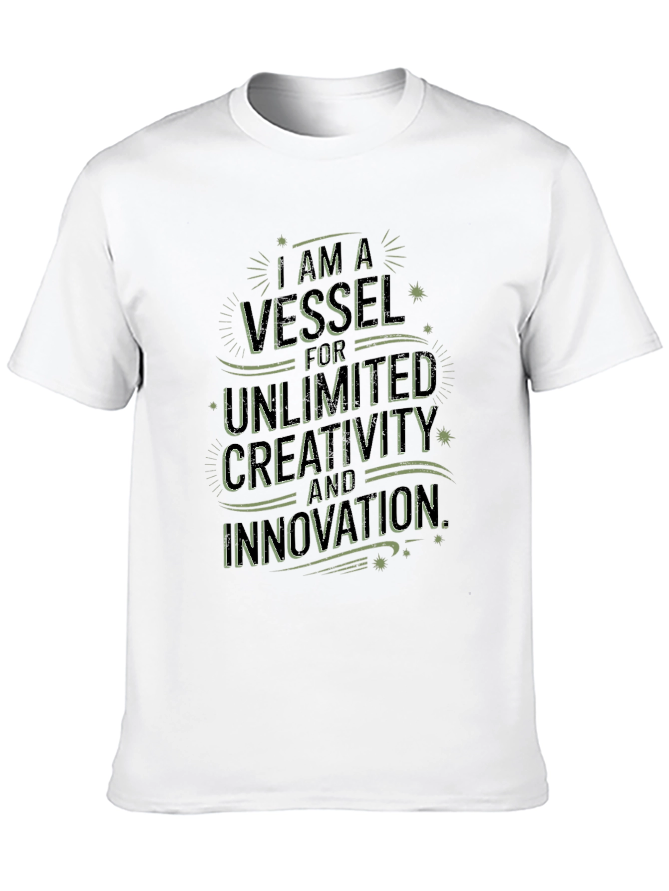 Inspirational Graphic Tee - Vessel for Creativity