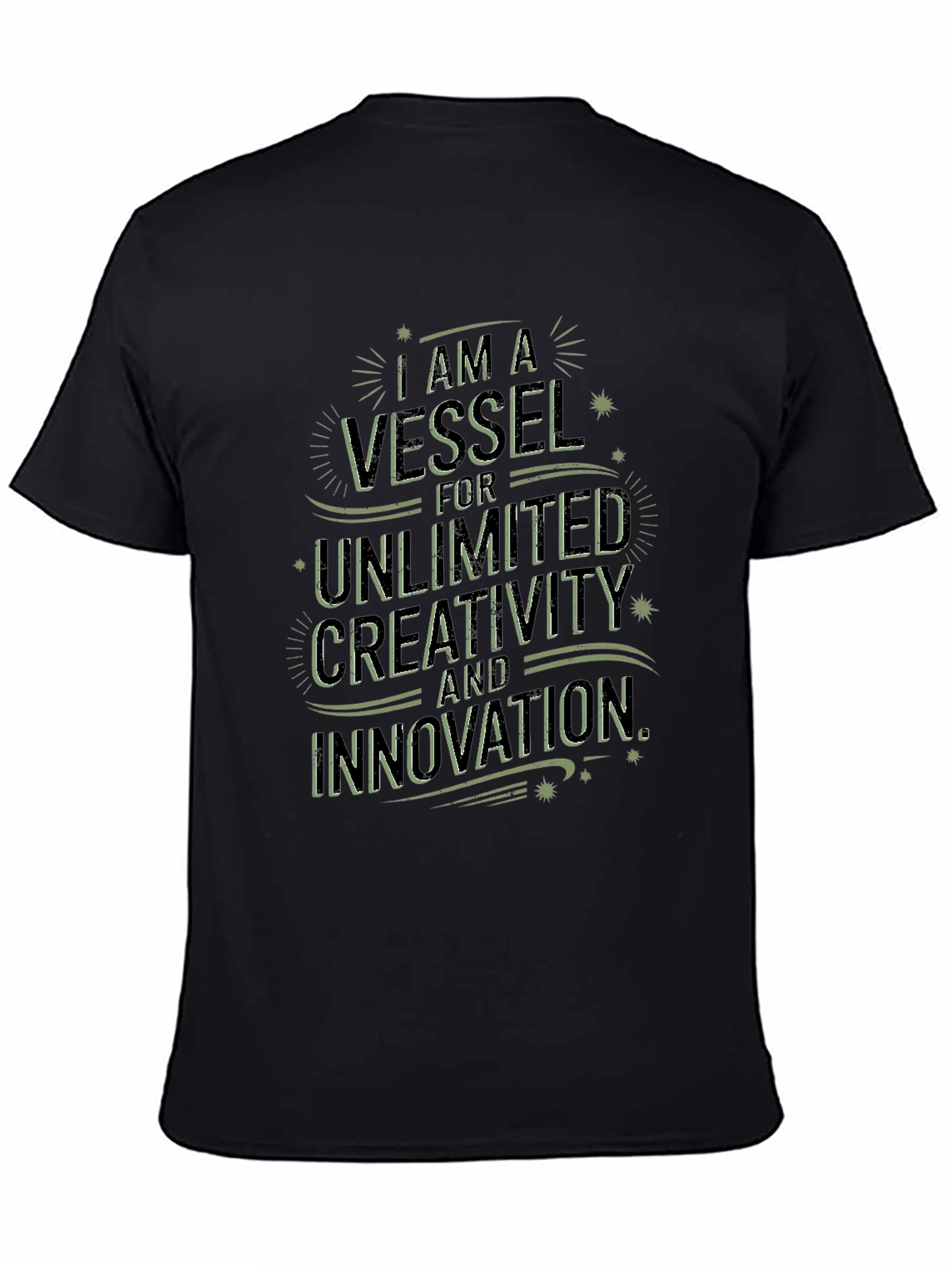 Inspirational Graphic Tee - Vessel for Creativity