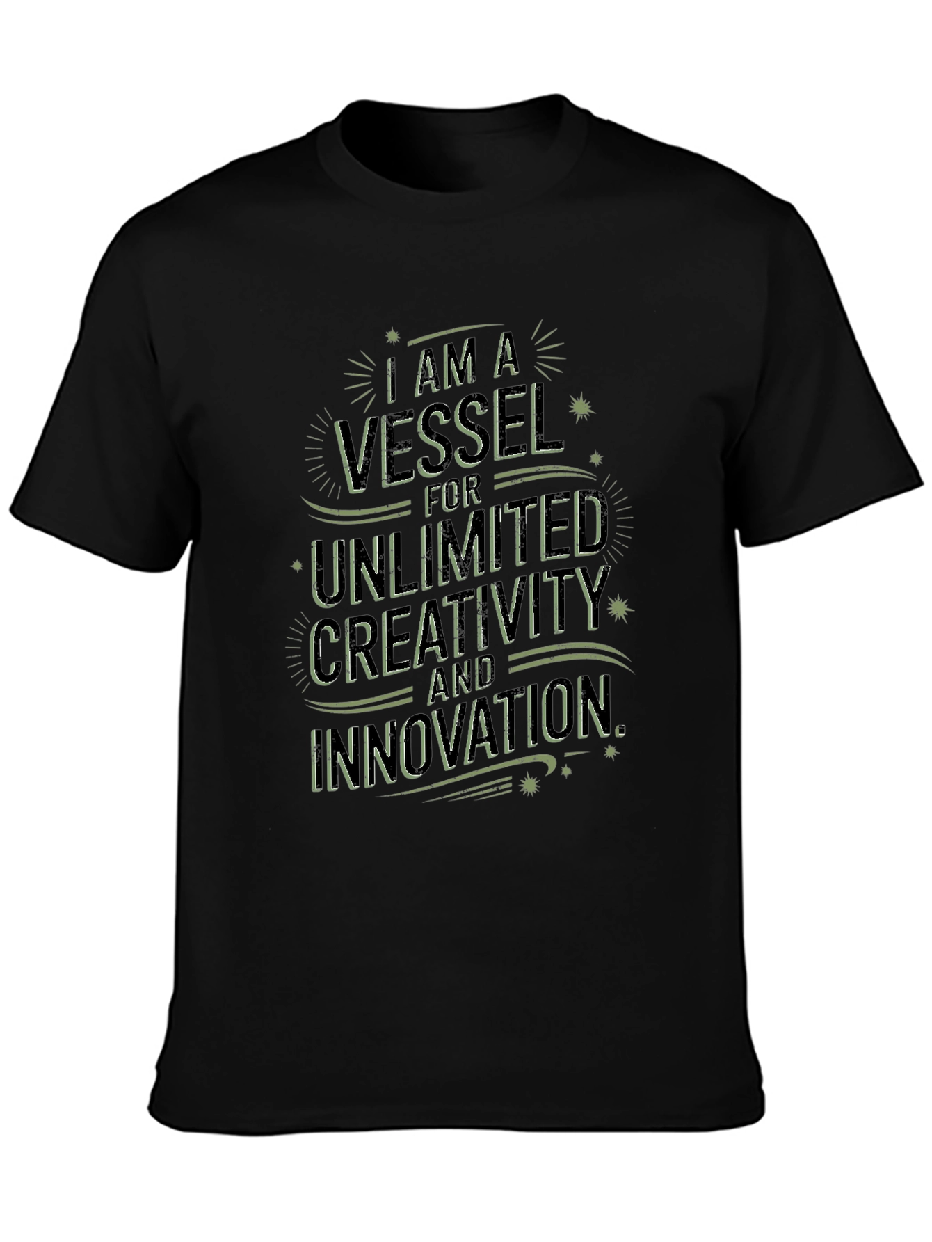 Inspirational Graphic Tee - Vessel for Creativity