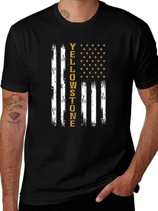 Yellowstone Flag Graphic Tee
