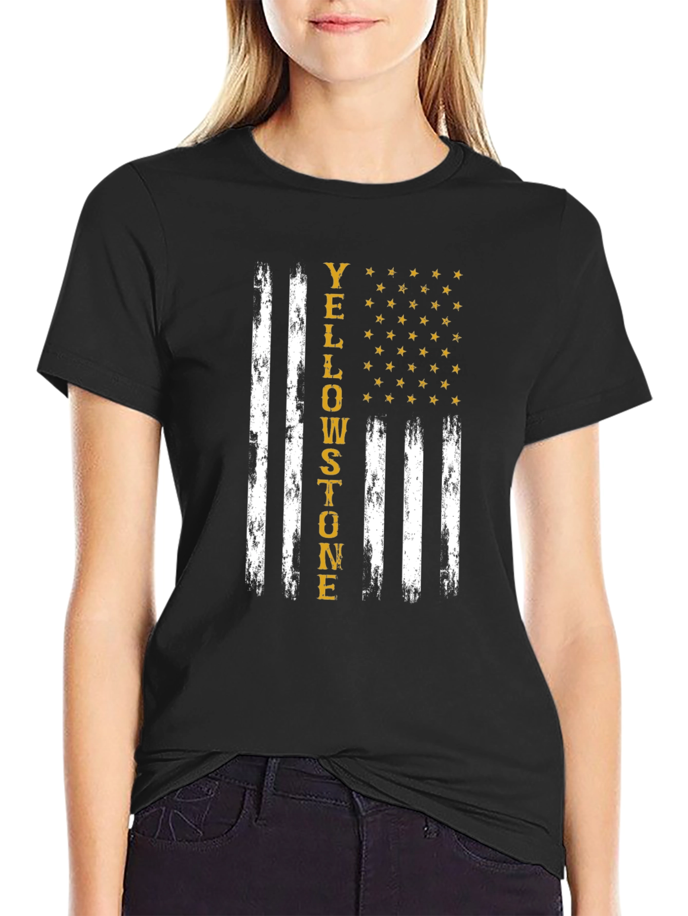 Yellowstone Flag Graphic Tee