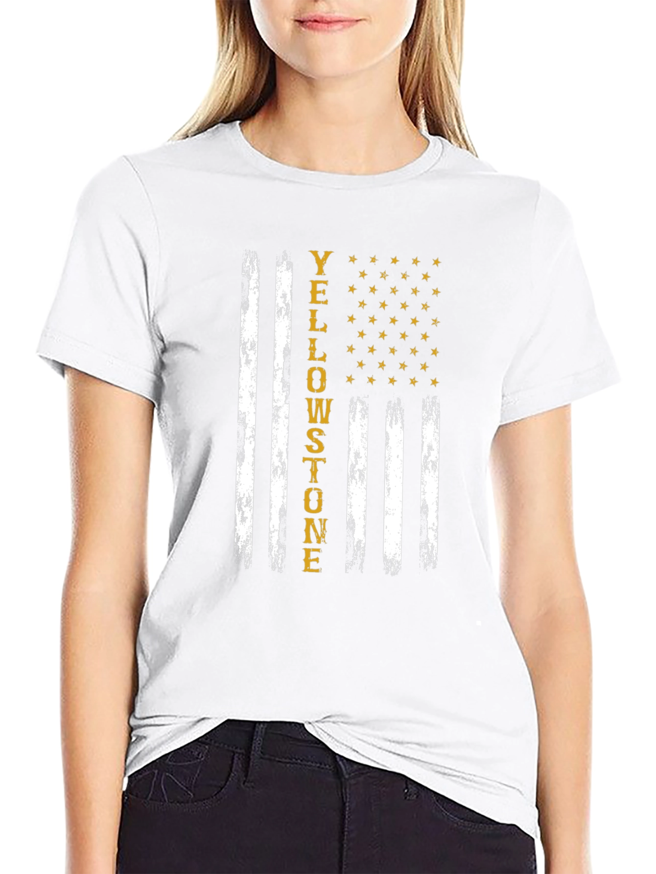 Yellowstone Flag Graphic Tee