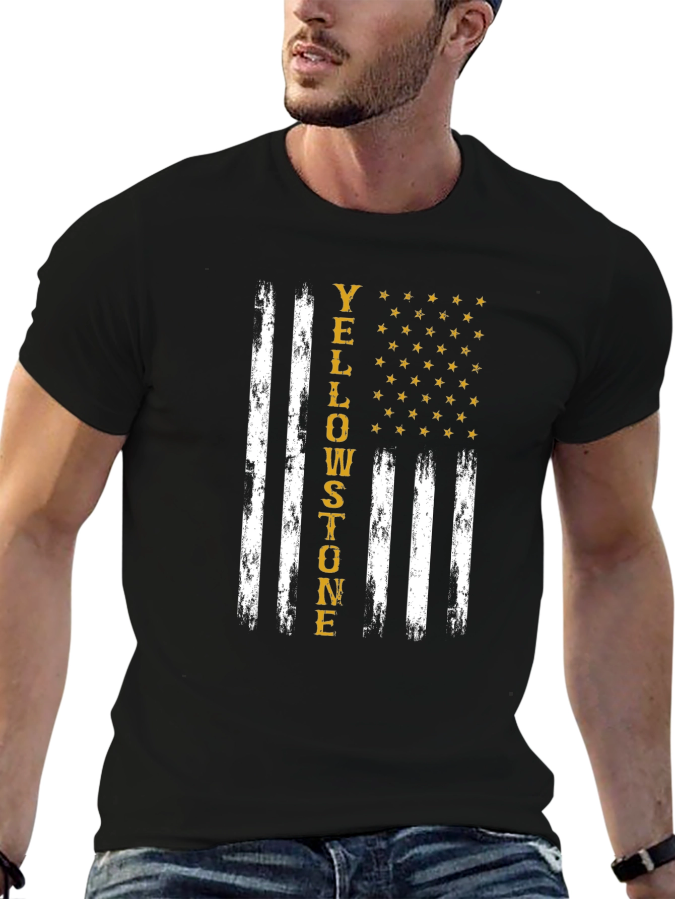 Yellowstone Flag Graphic Tee