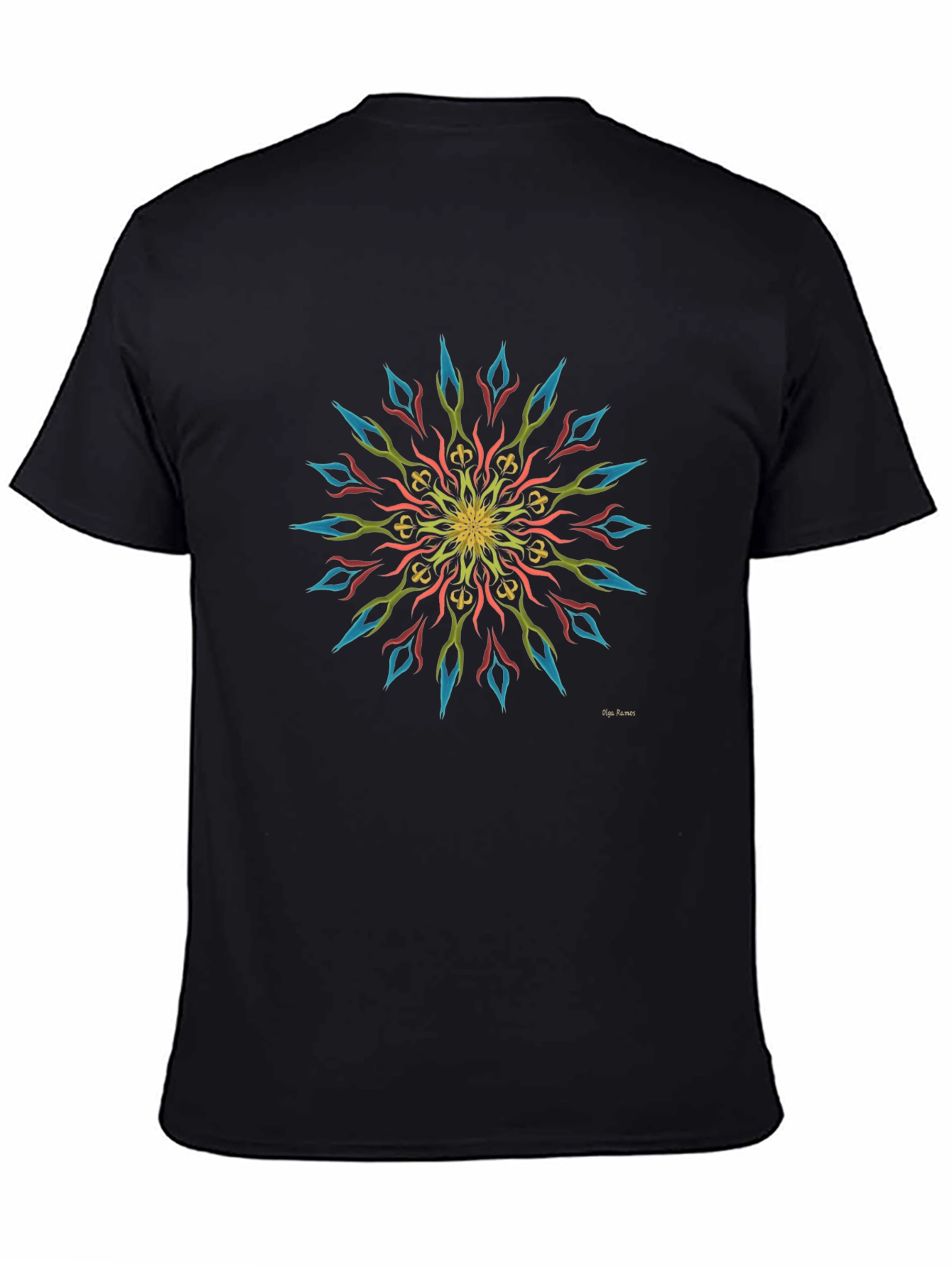 Abstract Mandala Graphic Tee - Modern Art T-Shirt