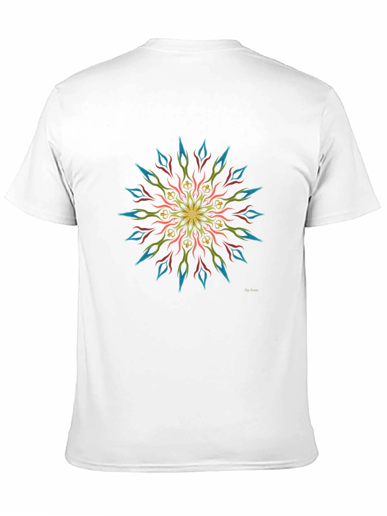 Abstract Mandala Graphic Tee - Modern Art T-Shirt