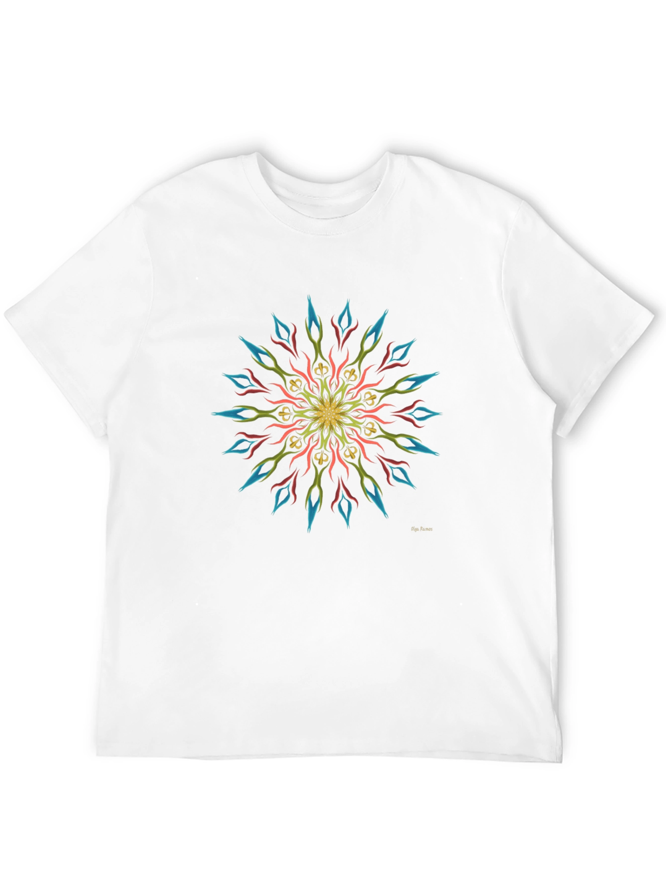 Abstract Mandala Graphic Tee - Modern Art T-Shirt