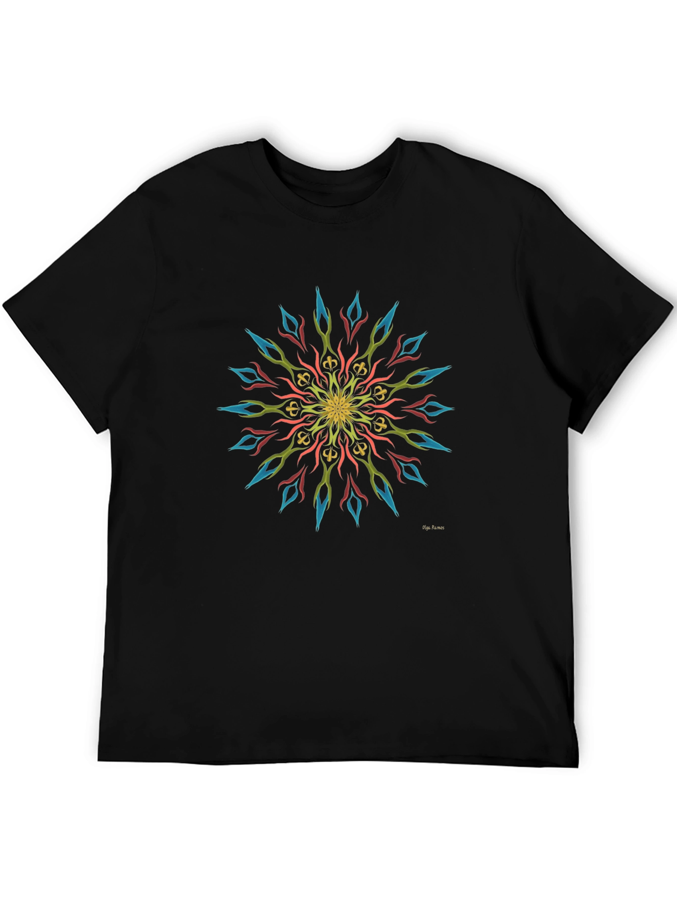 Abstract Mandala Graphic Tee - Modern Art T-Shirt