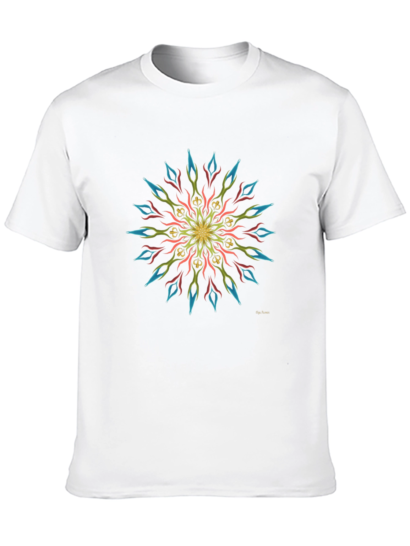 Abstract Mandala Graphic Tee - Modern Art T-Shirt