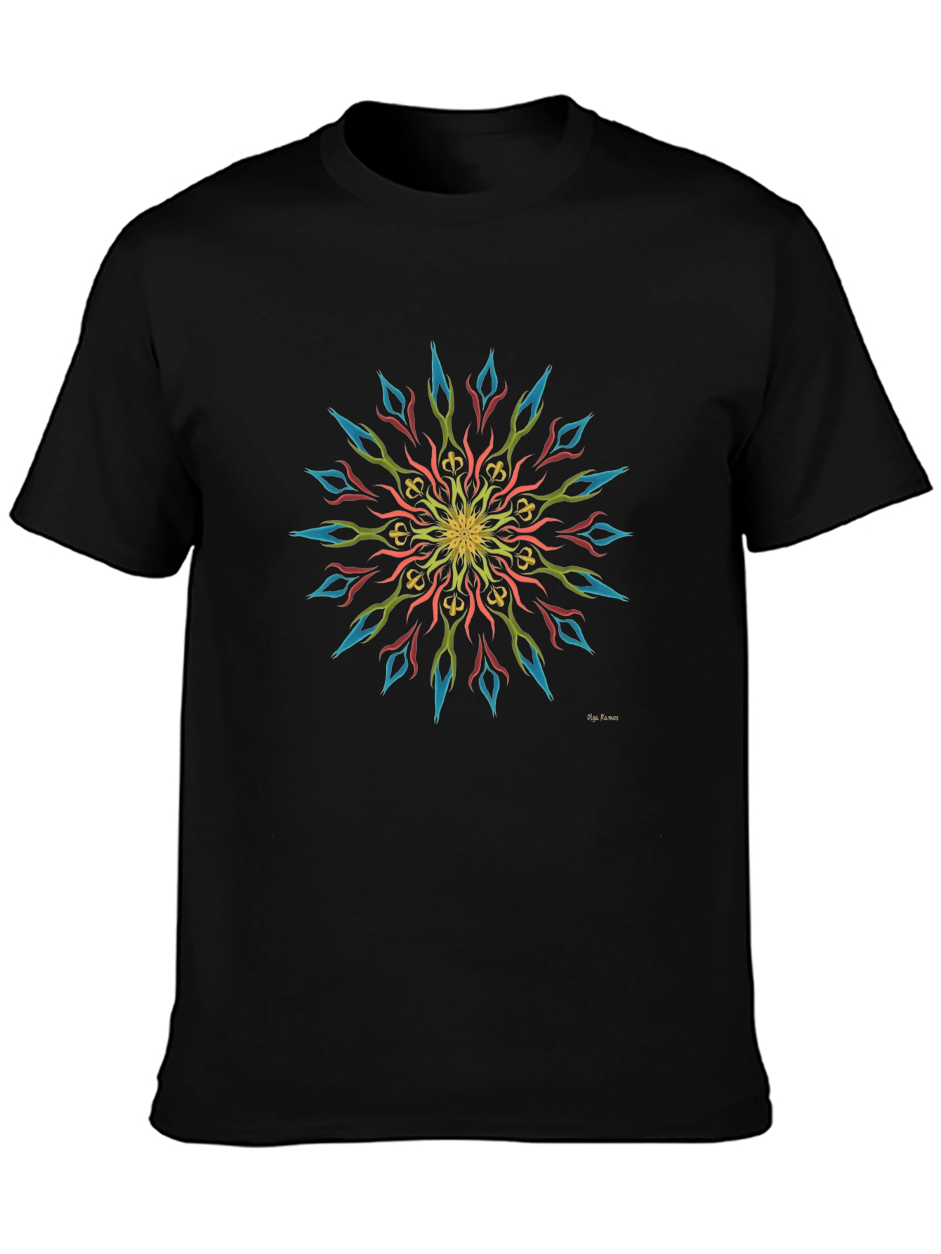 Abstract Mandala Graphic Tee - Modern Art T-Shirt