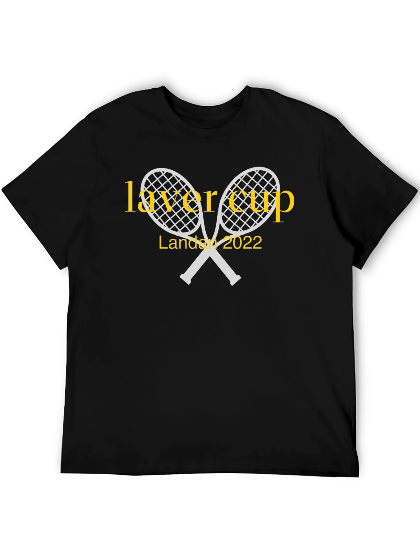 Laver Cup London 2022 Black T-Shirt