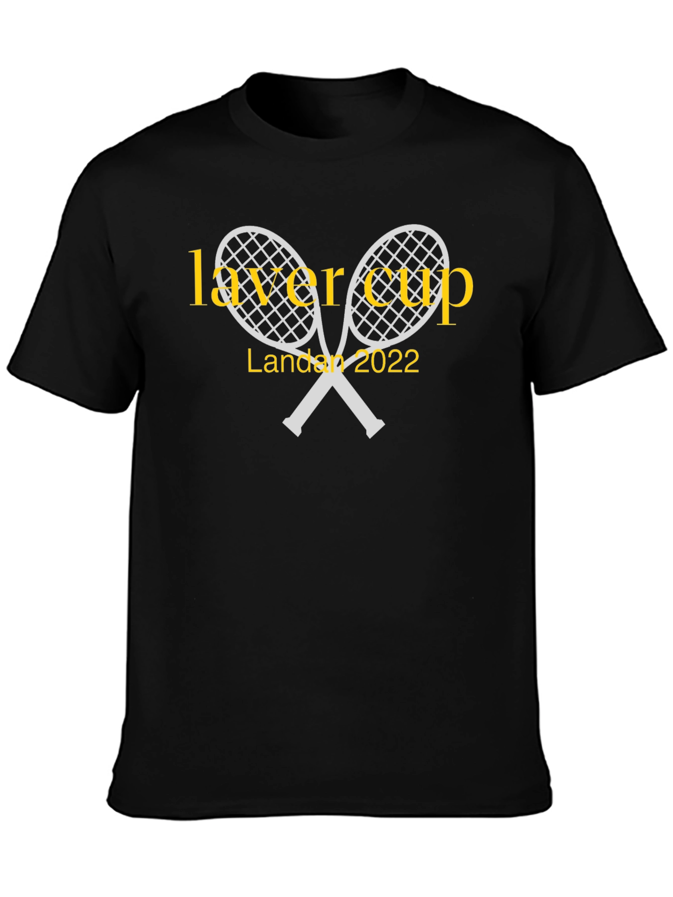 Laver Cup London 2022 Black T-Shirt