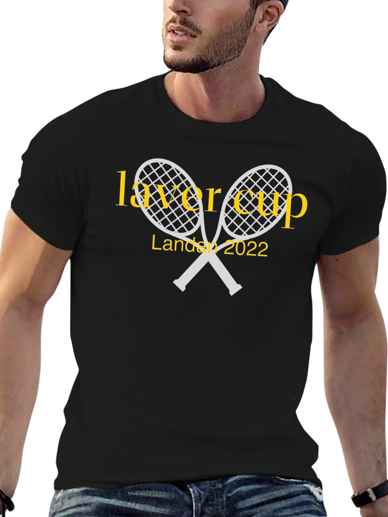 Laver Cup London 2022 Black T-Shirt