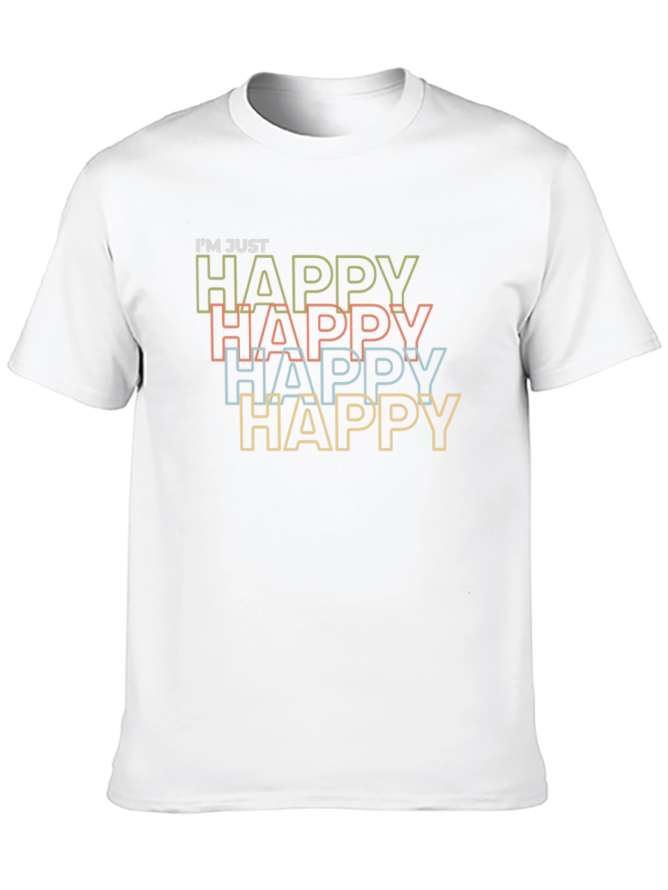 Im Just Happy Graphic Tee
