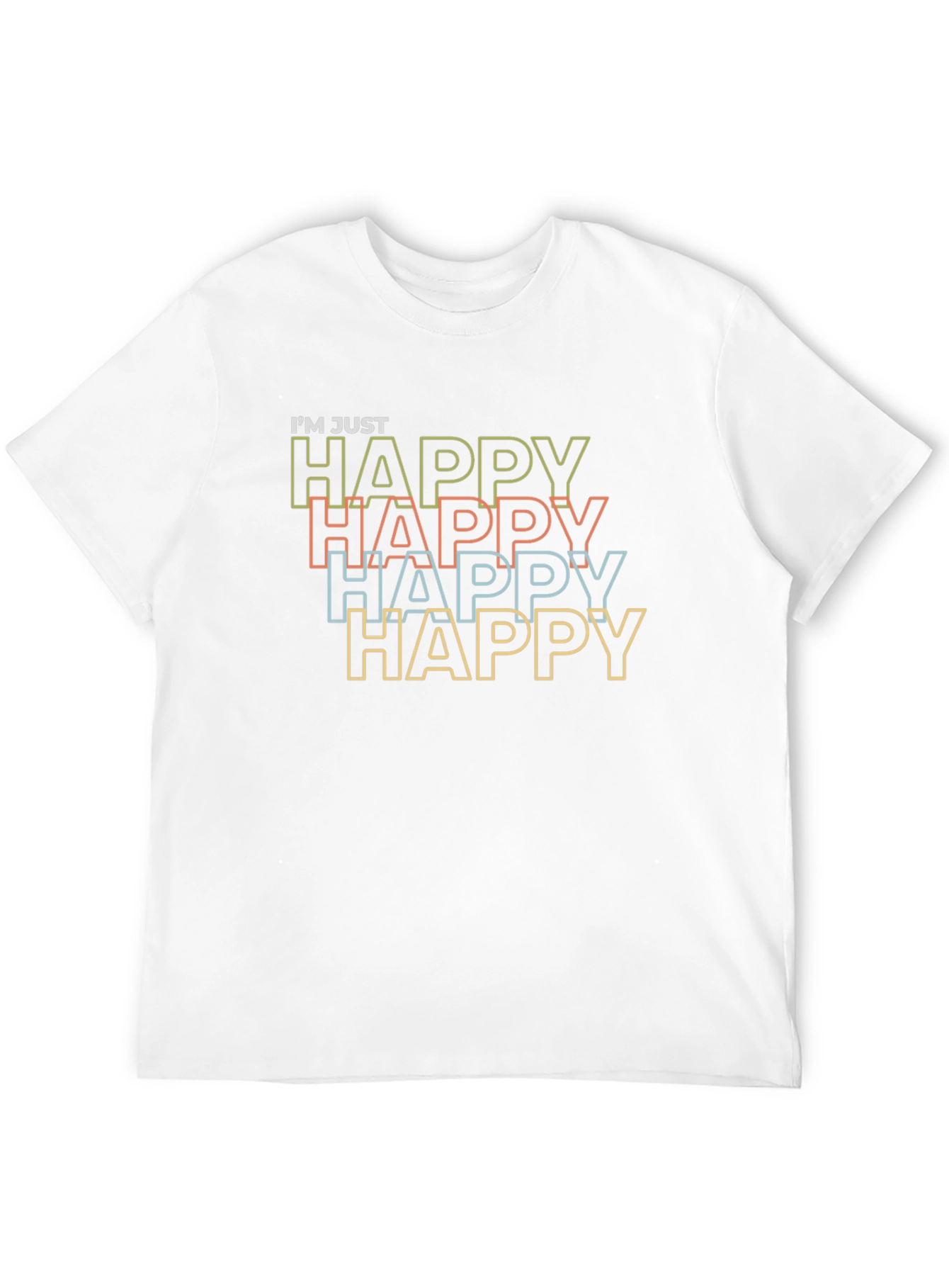 Im Just Happy Graphic Tee