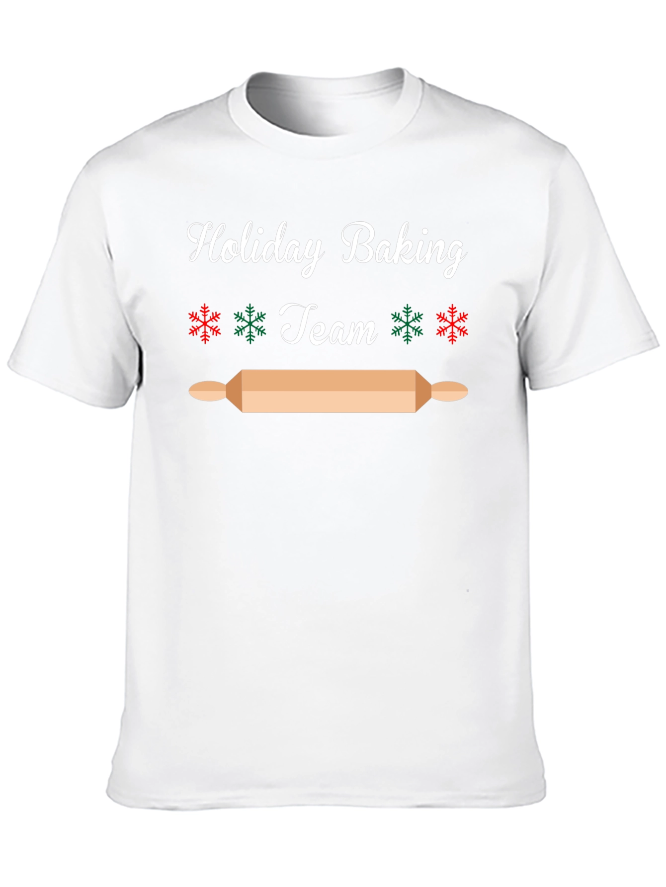 Holiday Baking Team T-Shirt - Festive Christmas Cook Apparel
