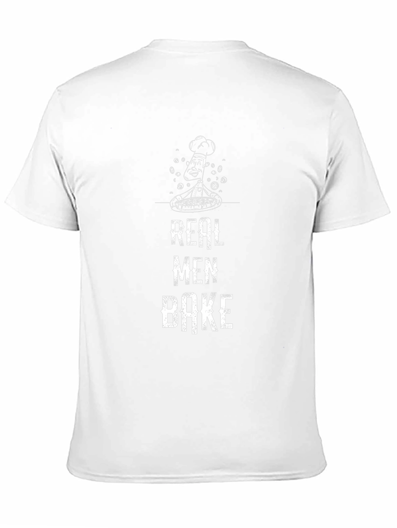 Real Men Bake T-Shirt | Chef Humor Tee