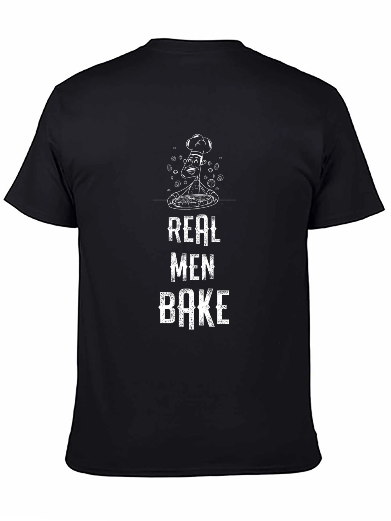 Real Men Bake T-Shirt | Chef Humor Tee