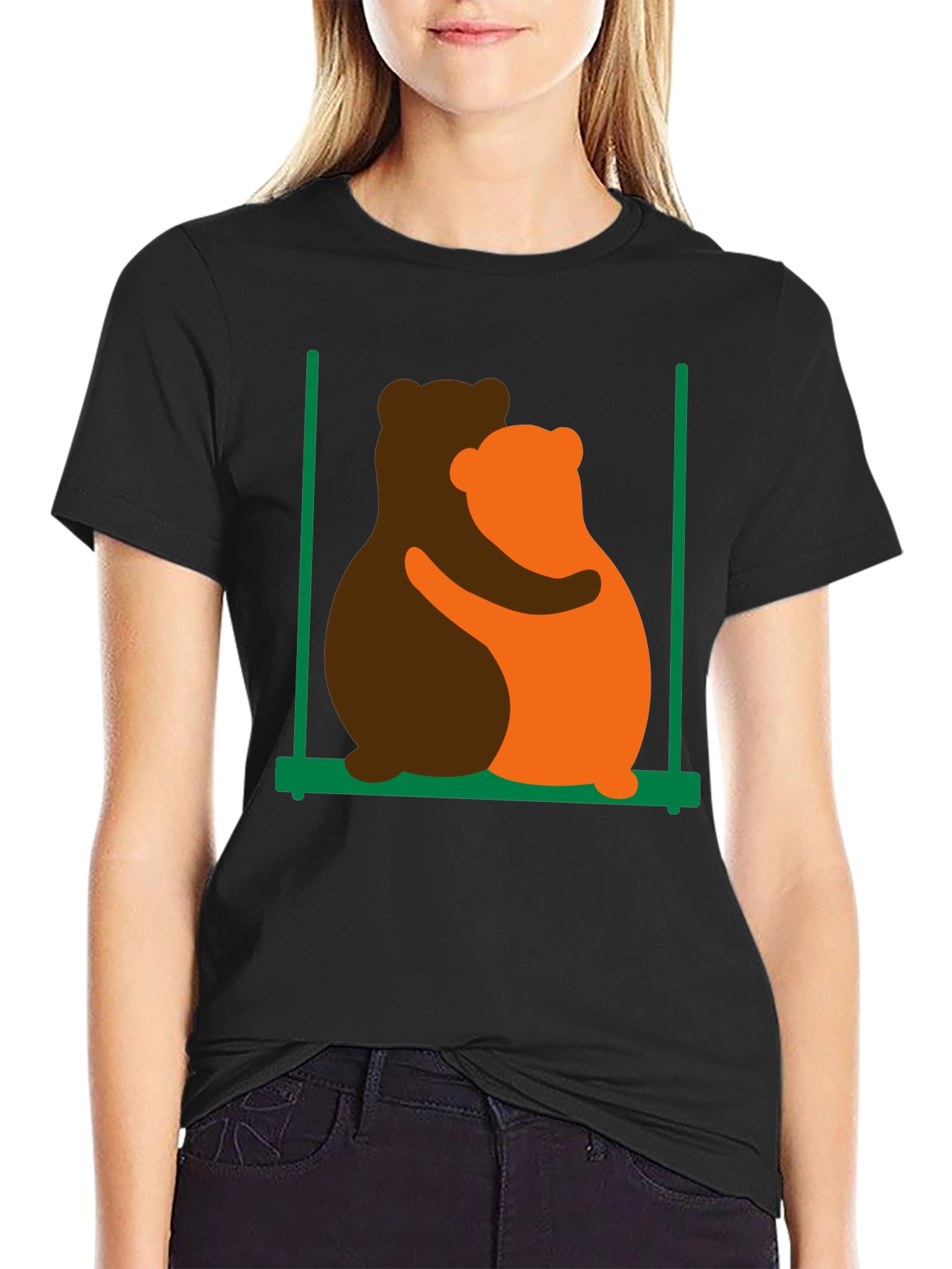 Hug Bears Graphic Tee - Cute & Comfy