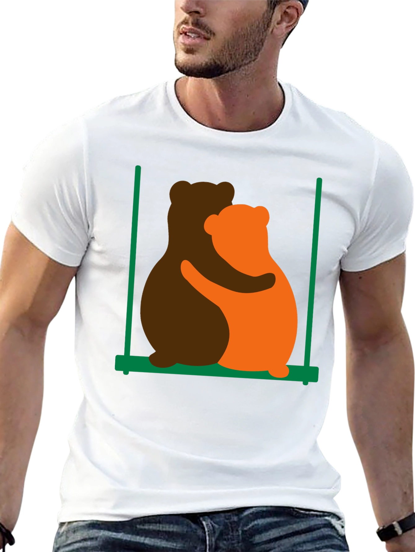 Hug Bears Graphic Tee - Cute & Comfy