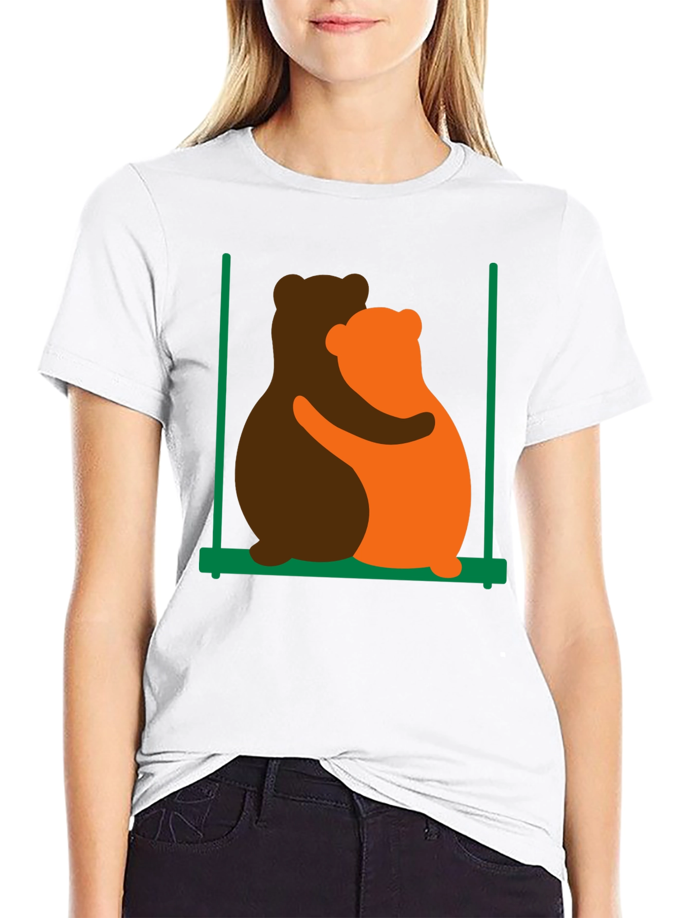 Hug Bears Graphic Tee - Cute & Comfy