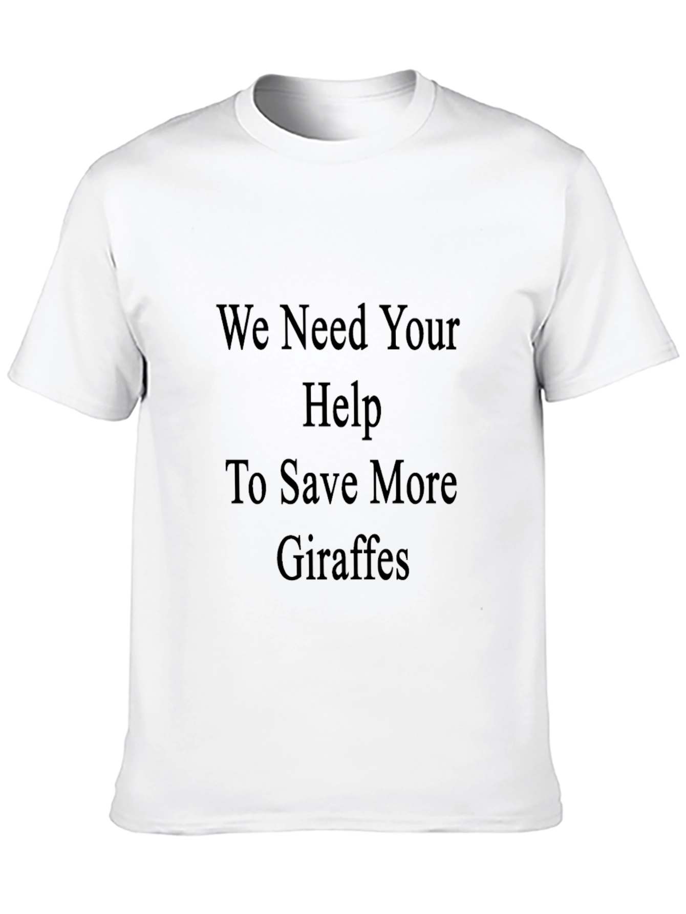 Save Giraffes Graphic T-Shirt
