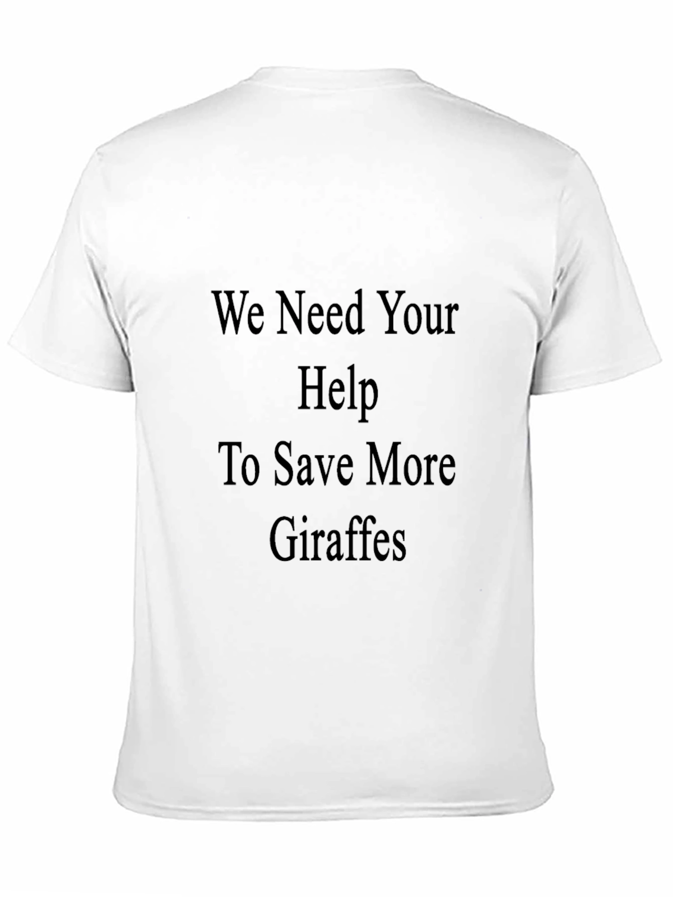 Save Giraffes Graphic T-Shirt