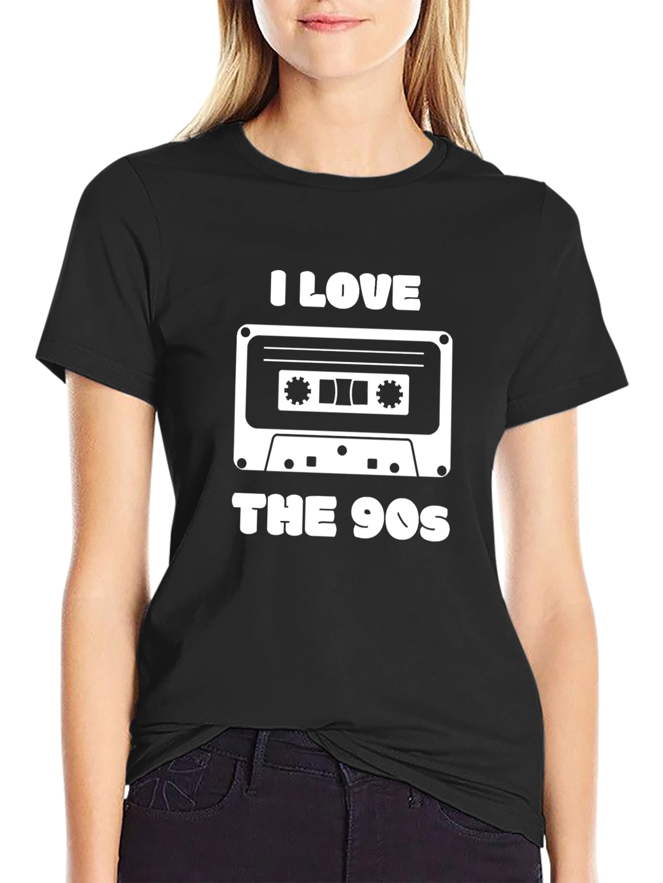 I Love The 90s Cassette Tape Graphic T-Shirt