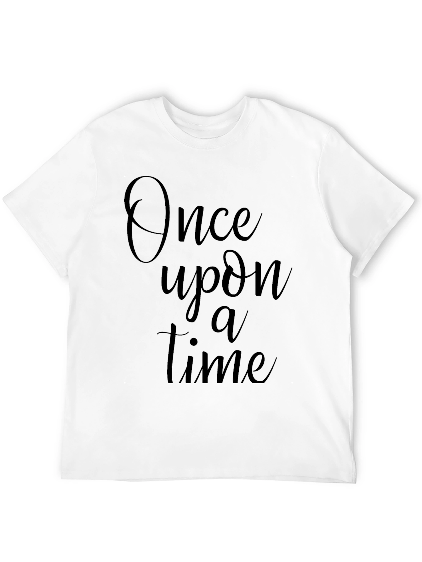Once Upon A Time Black Graphic T-Shirt