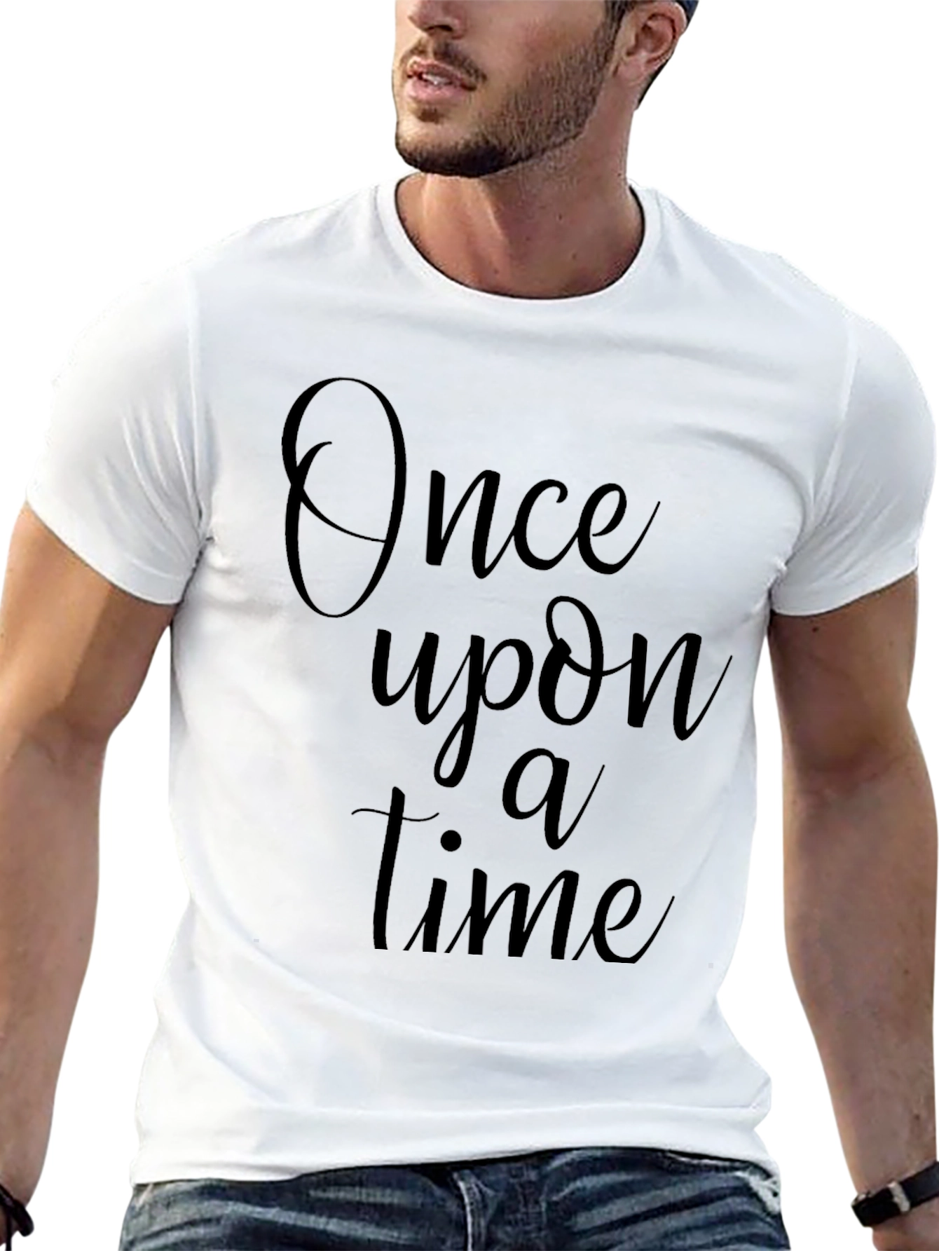 Once Upon A Time Black Graphic T-Shirt