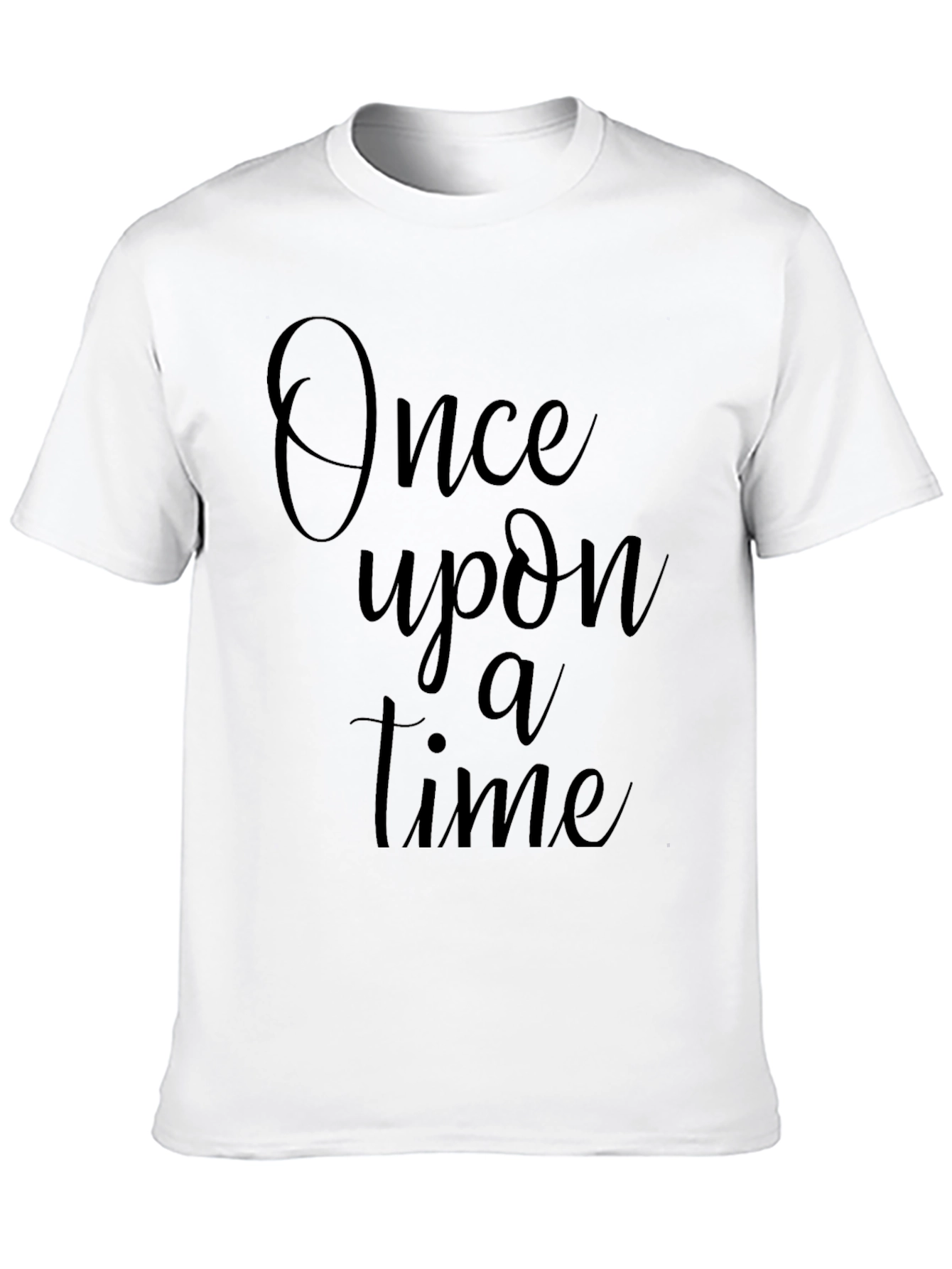 Once Upon A Time Black Graphic T-Shirt