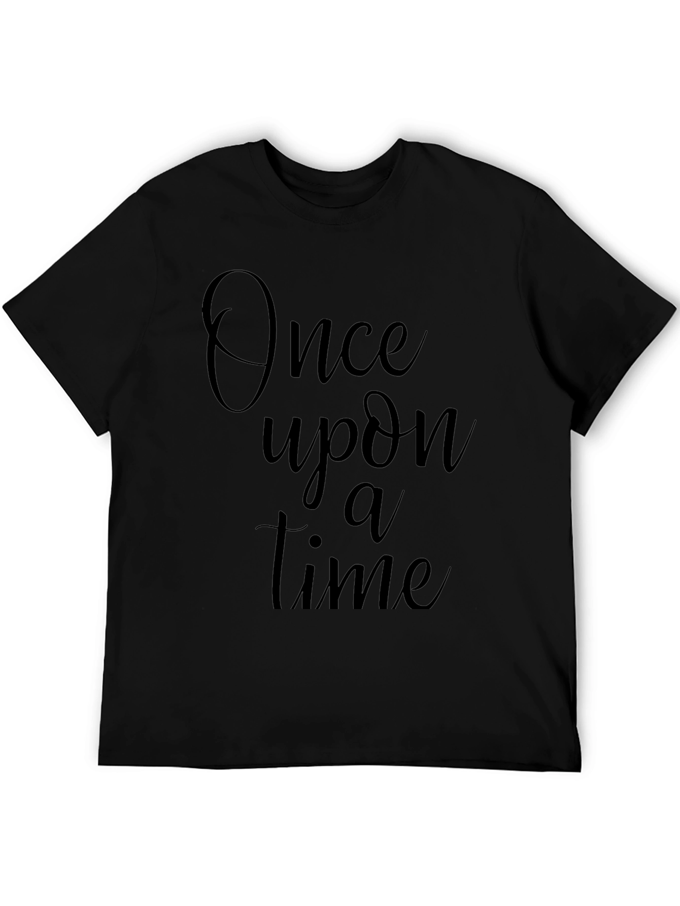 Once Upon A Time Black Graphic T-Shirt