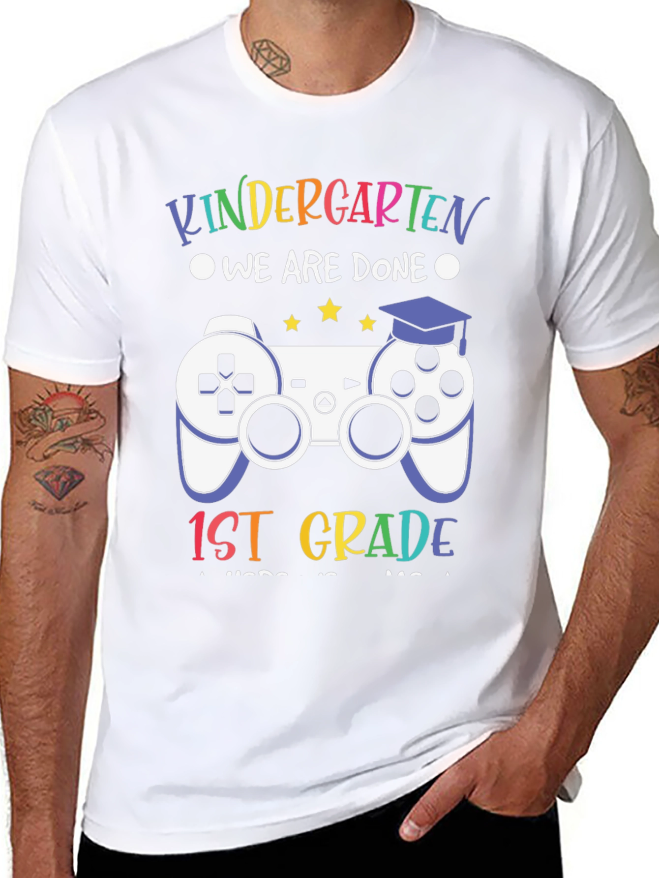 Kindergarten Graduation Gamer T-Shirt