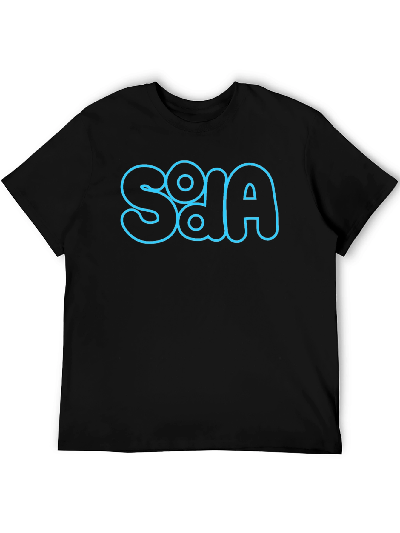 Stylish Black T-Shirt with Blue SOA Graphic