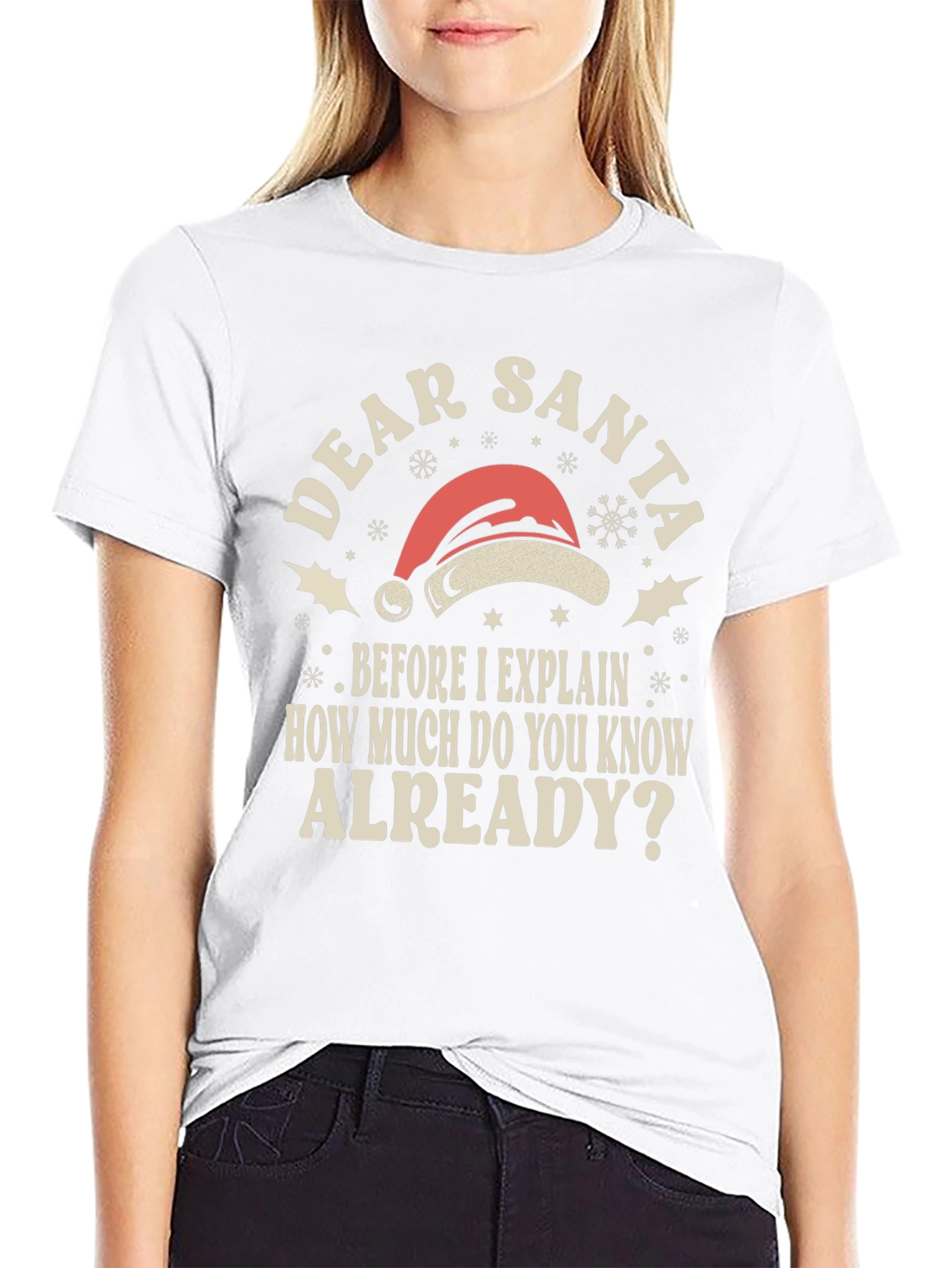 Dear Santa Funny Holiday T-Shirt