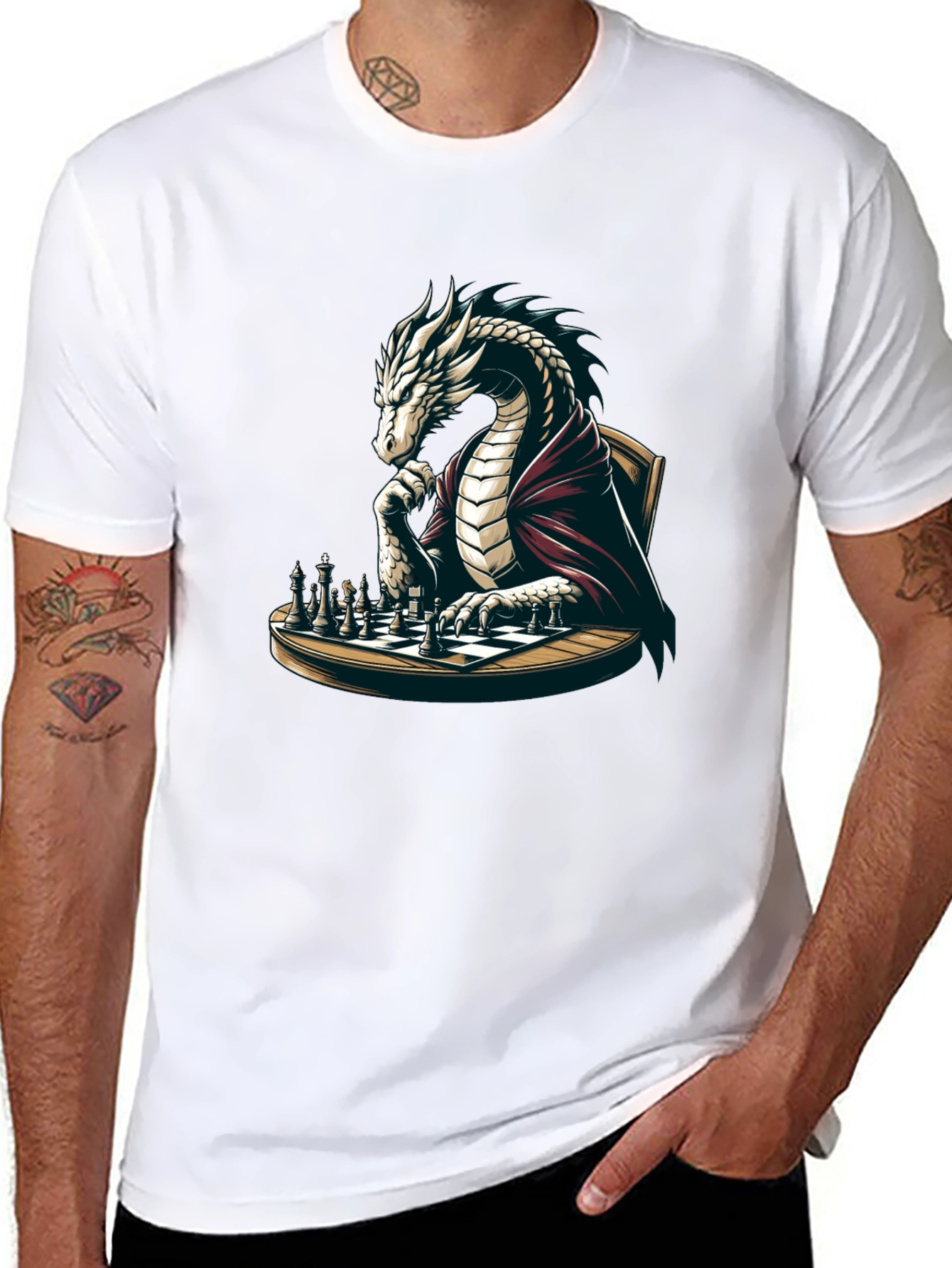 Dragon Chess Master Graphic Tee