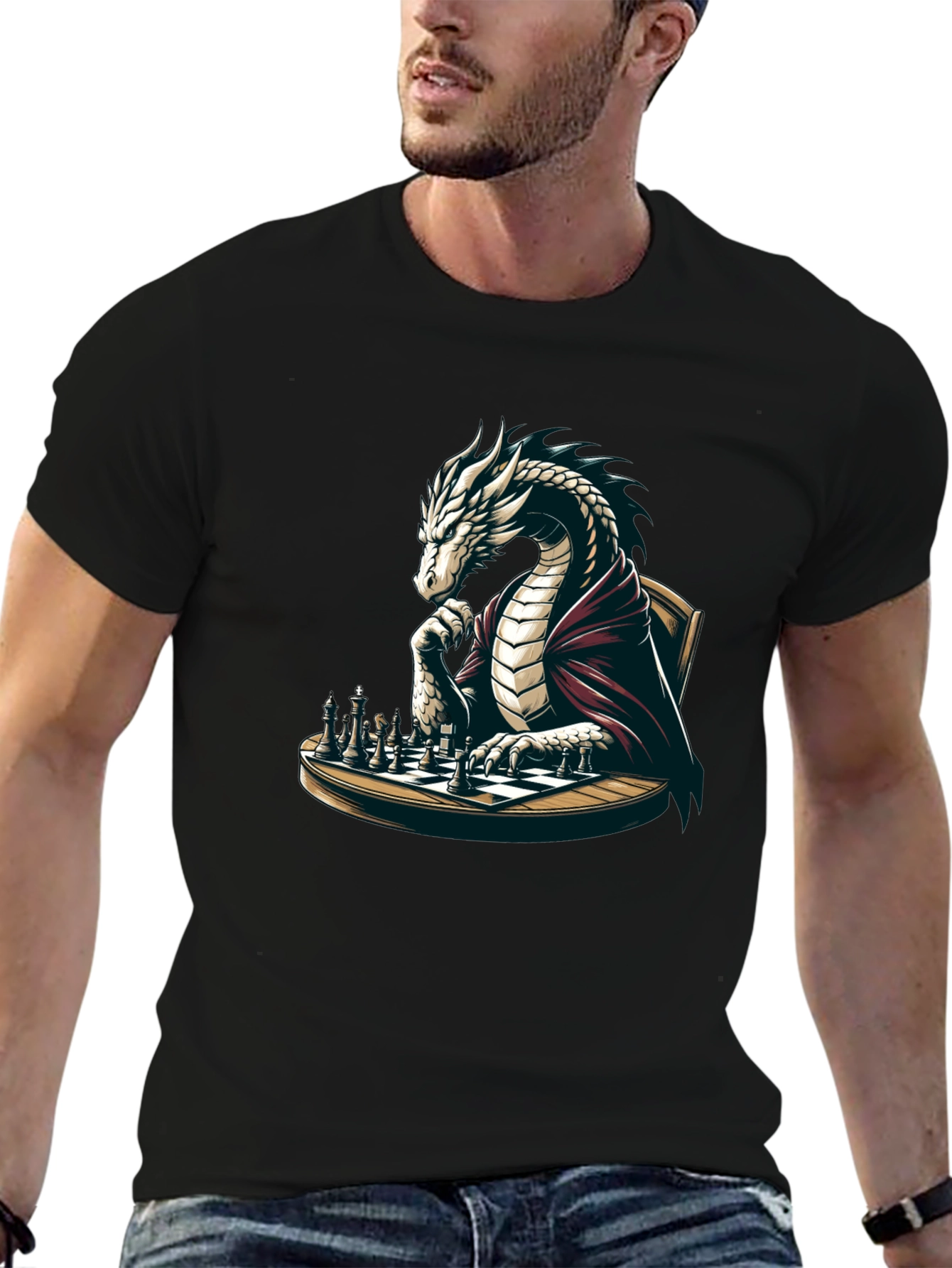 Dragon Chess Master Graphic Tee