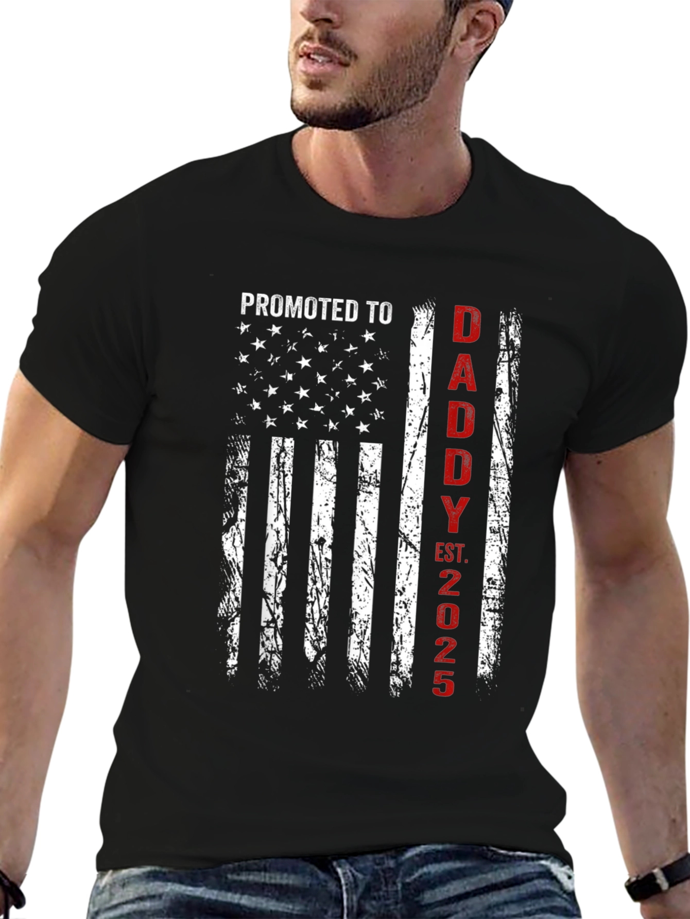 Promoted to Daddy 2025 Tee