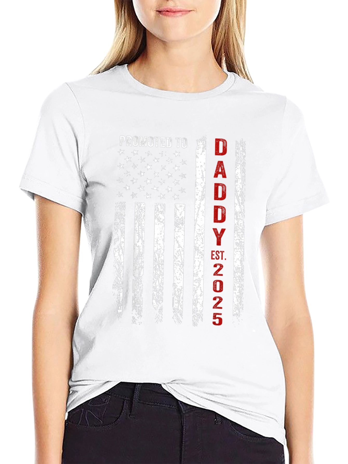 Promoted to Daddy 2025 Tee