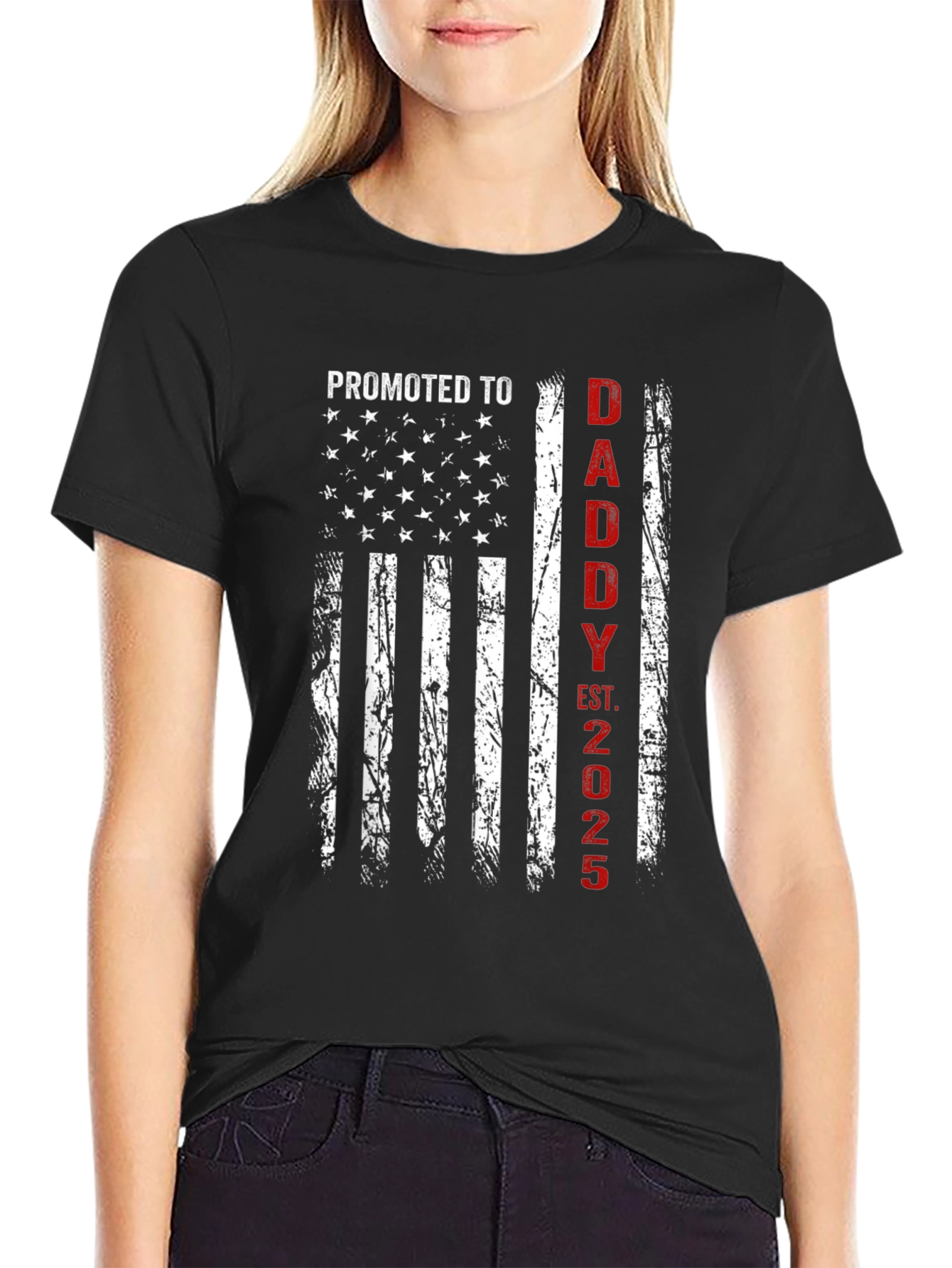 Promoted to Daddy 2025 Tee