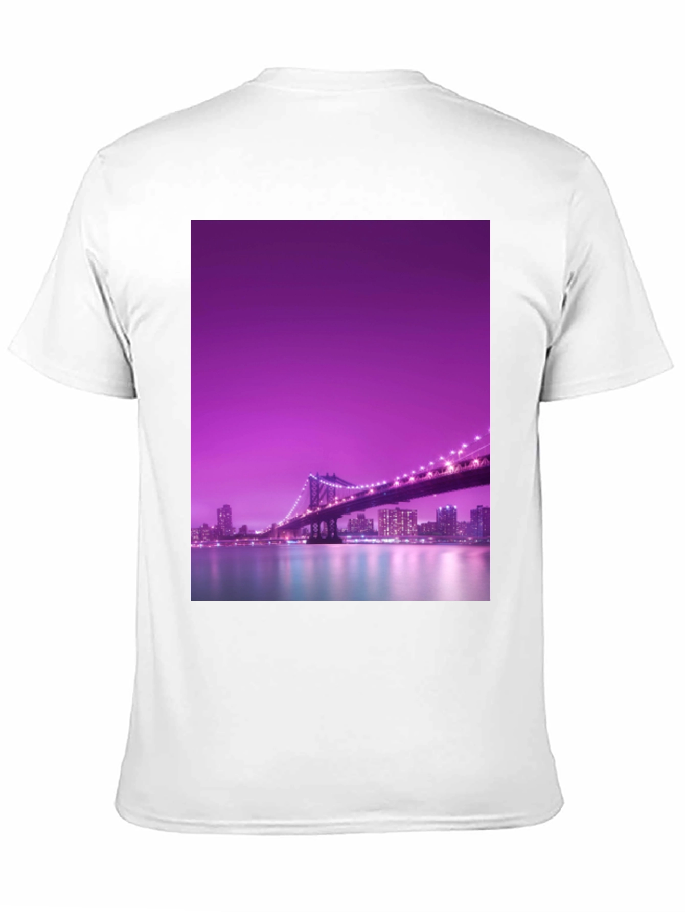 Night City Bridge Graphic Tee