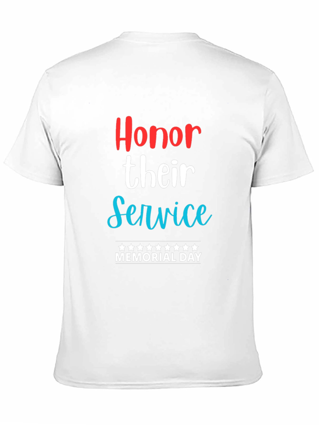 Honor Their Service Memorial Day T-Shirt
