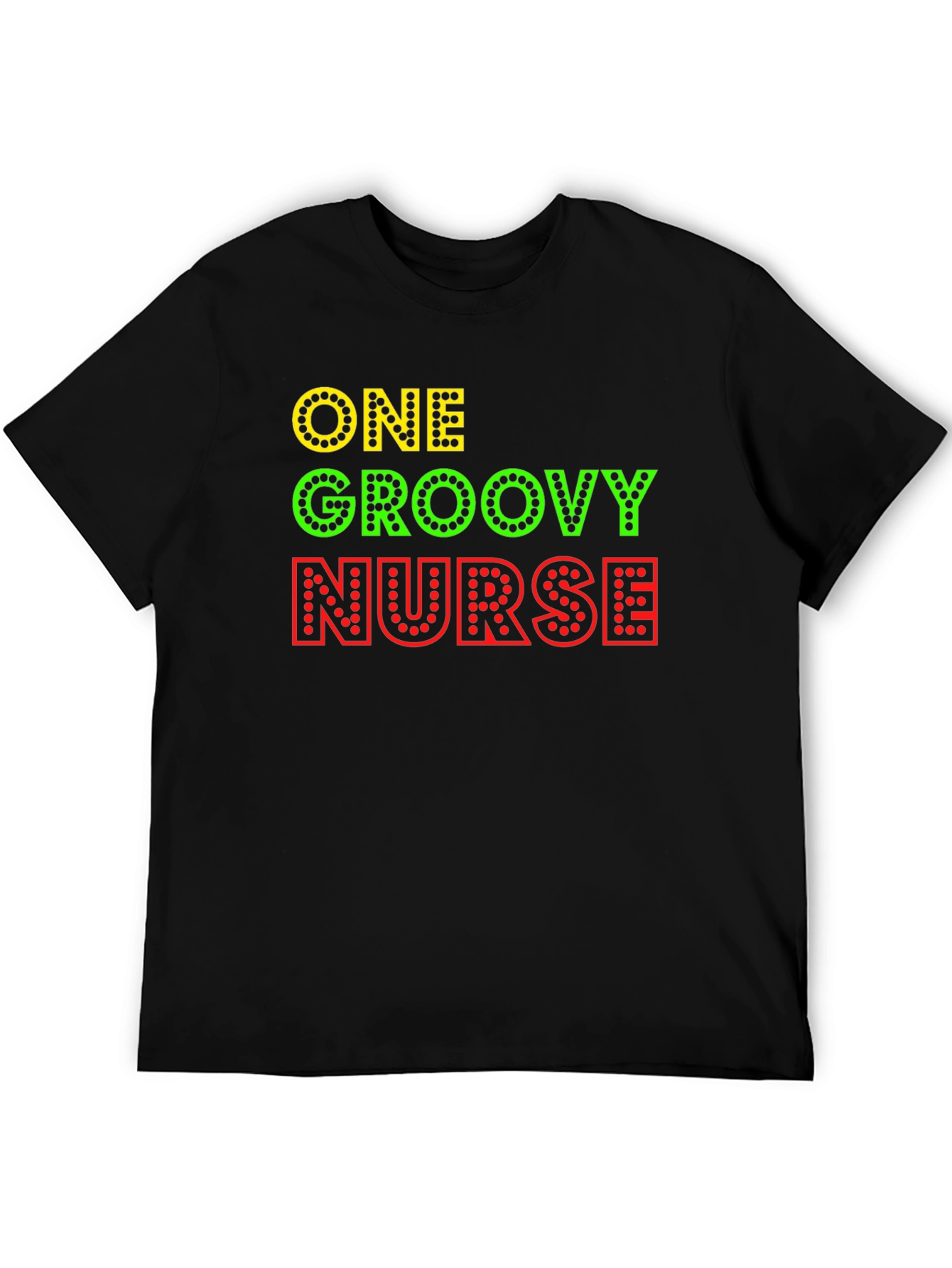 One Groovy Nurse Graphic T-Shirt