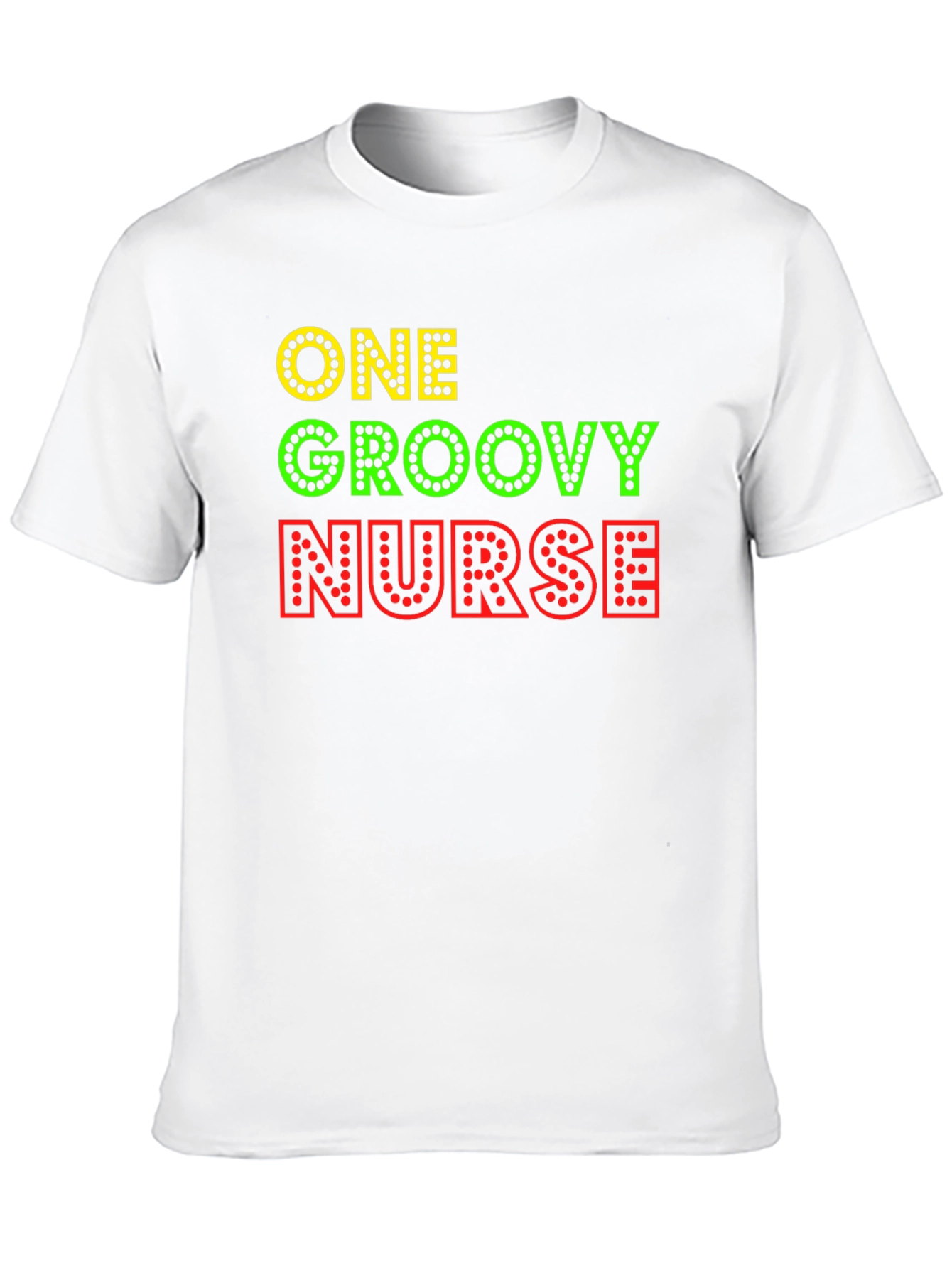 One Groovy Nurse Graphic T-Shirt